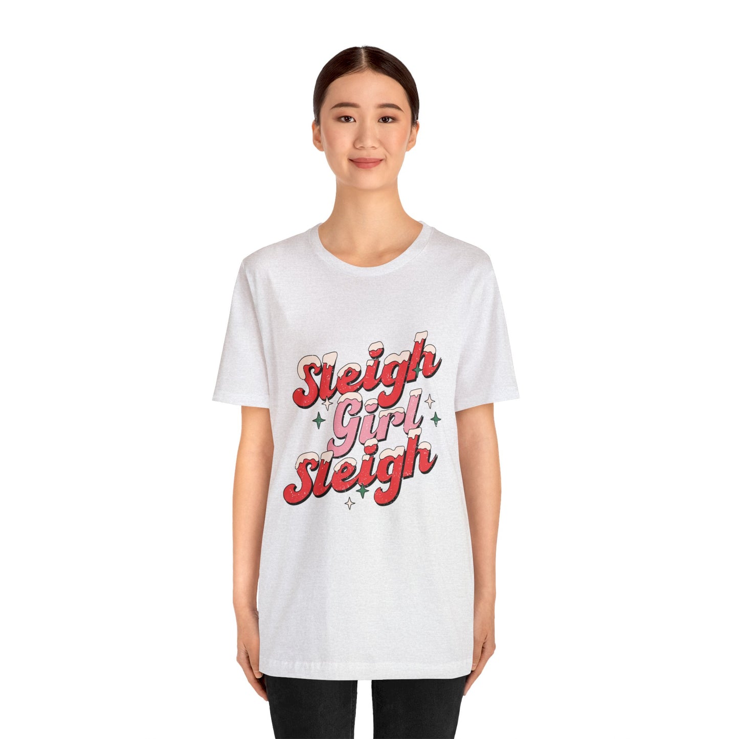 Sleigh Girl Sleigh Women's Short Sleeve Christmas T Shirt