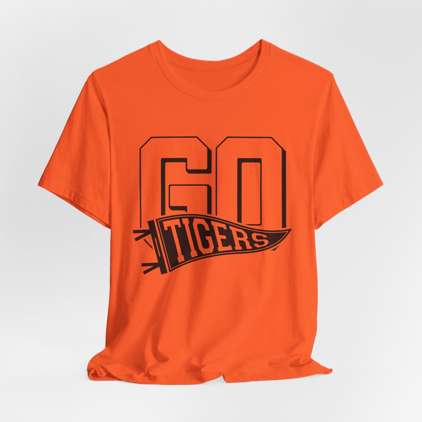 Go Tigers Adult Unisex Short Sleeve Tee