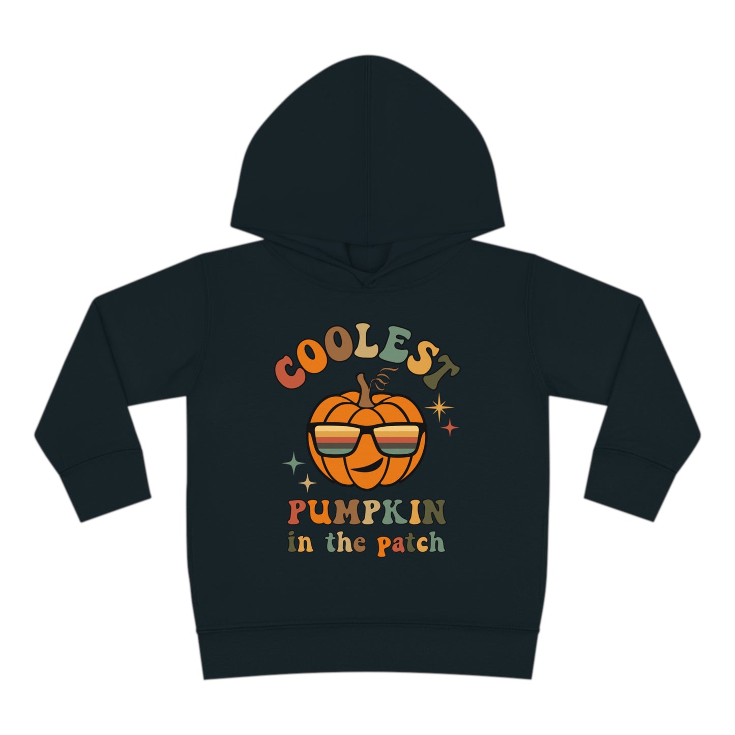 Coolest Pumpkin in the Patch Halloween Toddler Pullover Fleece Hoodie