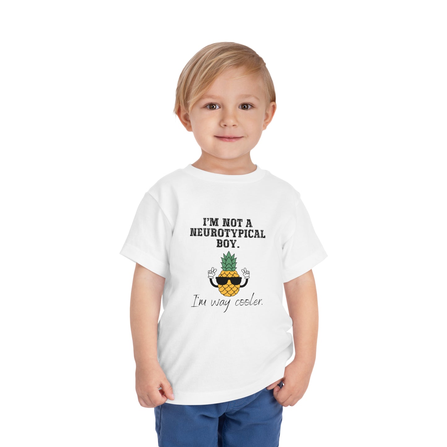 Not a Nuerotypical boy, much cooler Autism Toddler Short Sleeve Tee