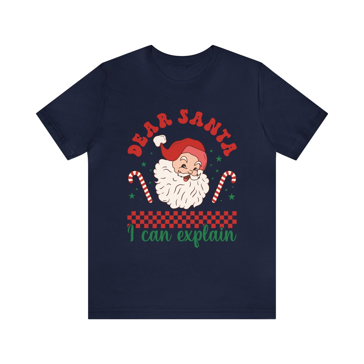 Dear Santa, I can explain Women's Short Sleeve Christmas Tee