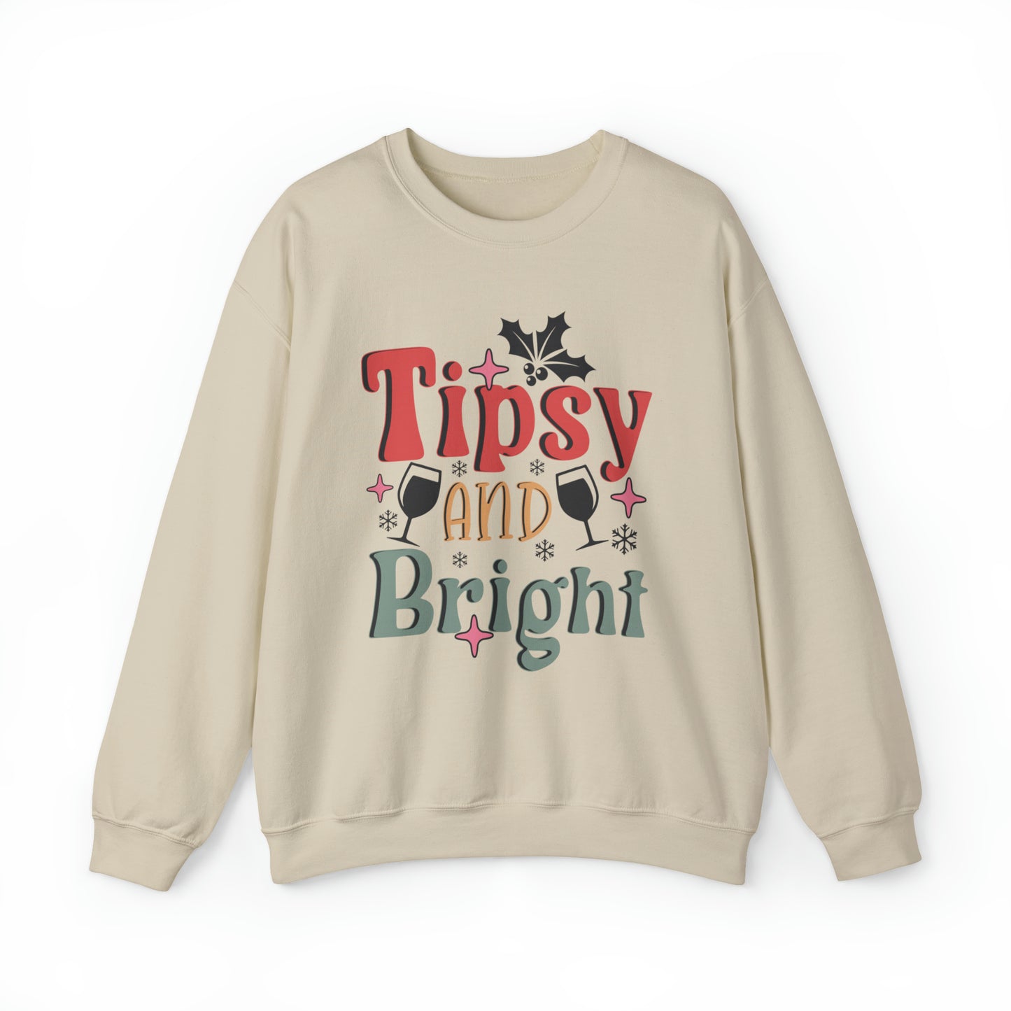 Tipsy and Bright Women's Christmas Sweatshirt