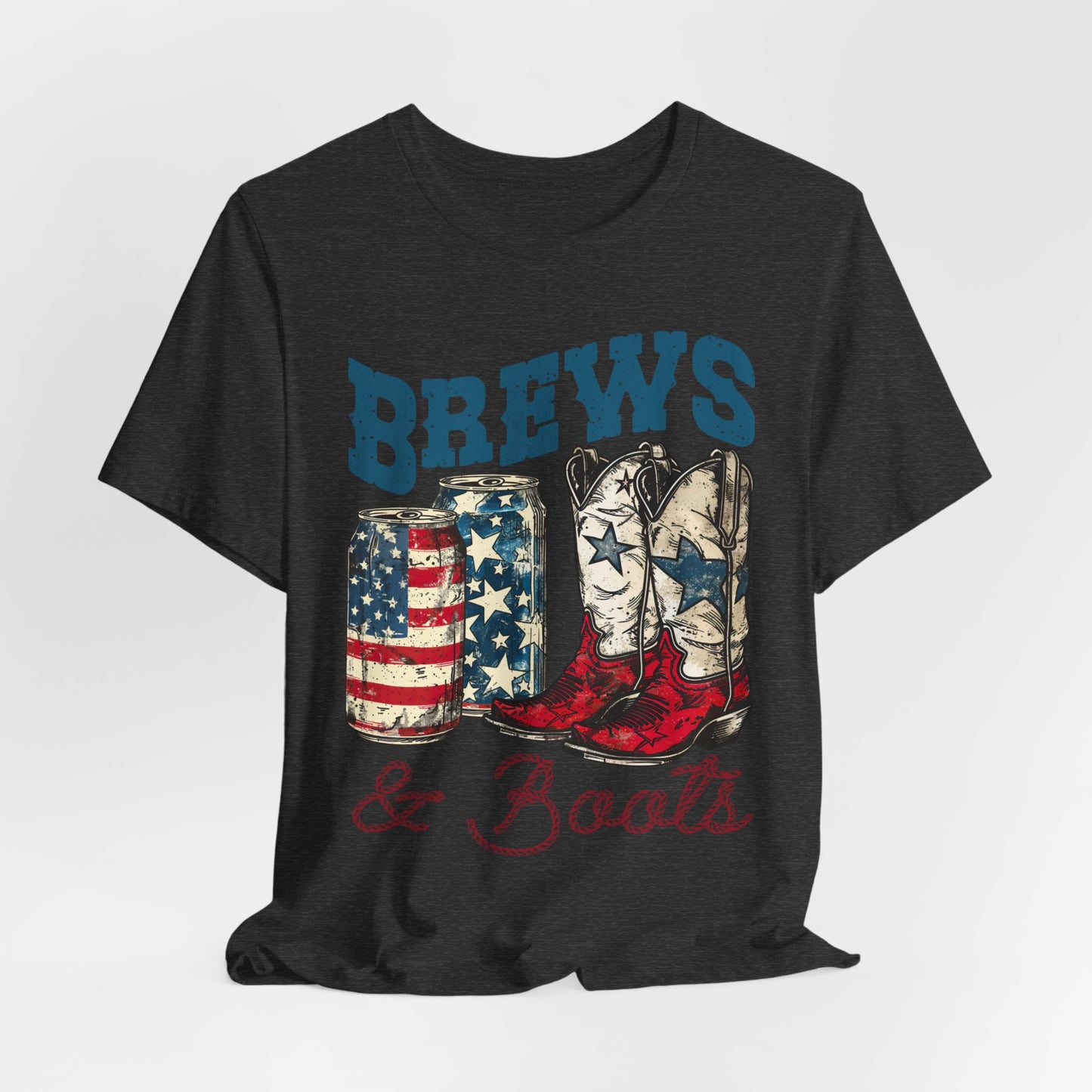 Brews and Boats Western USA Women's Short Sleeve Tee
