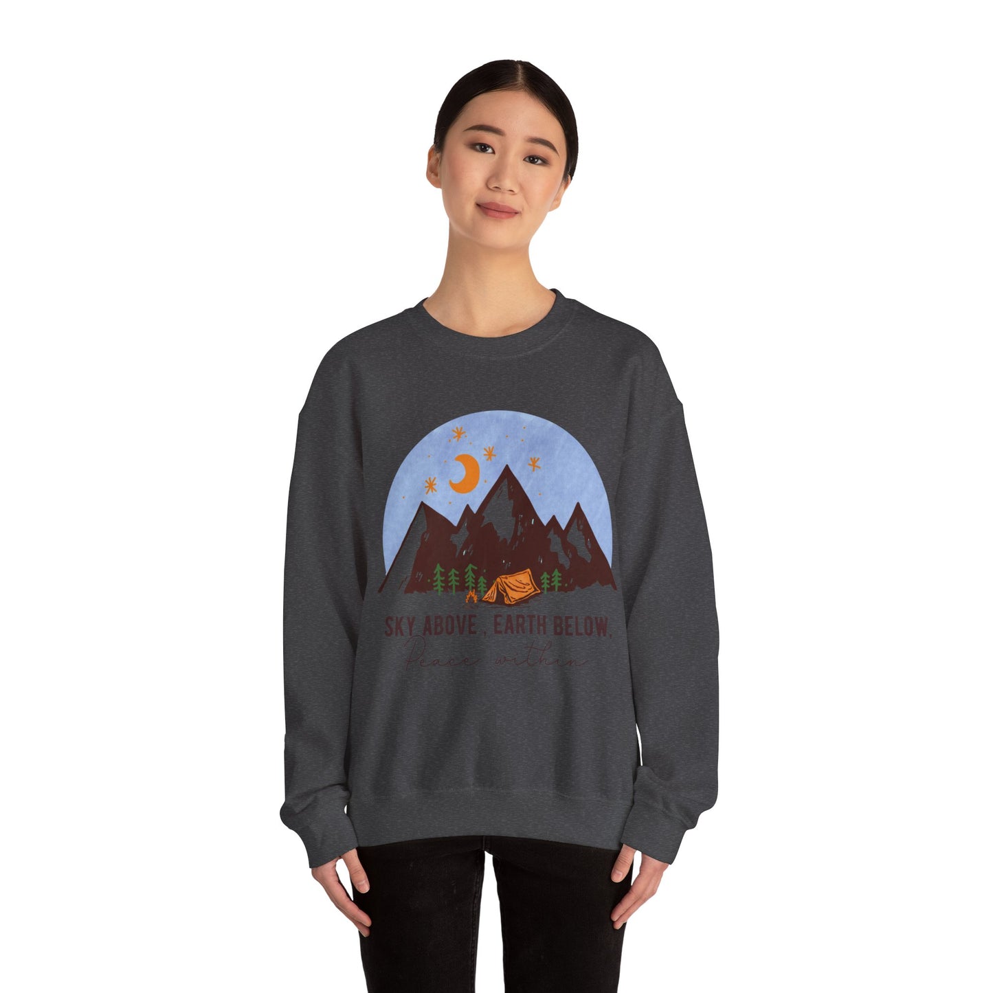 Camping Peace Within Women's Camping Hiking Sweatshirt