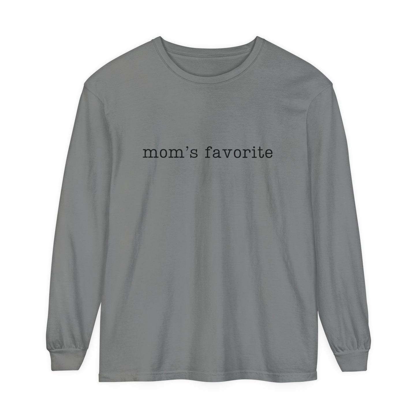 Mom's Favorite Funny Unisex Loose Long Sleeve T-Shirt