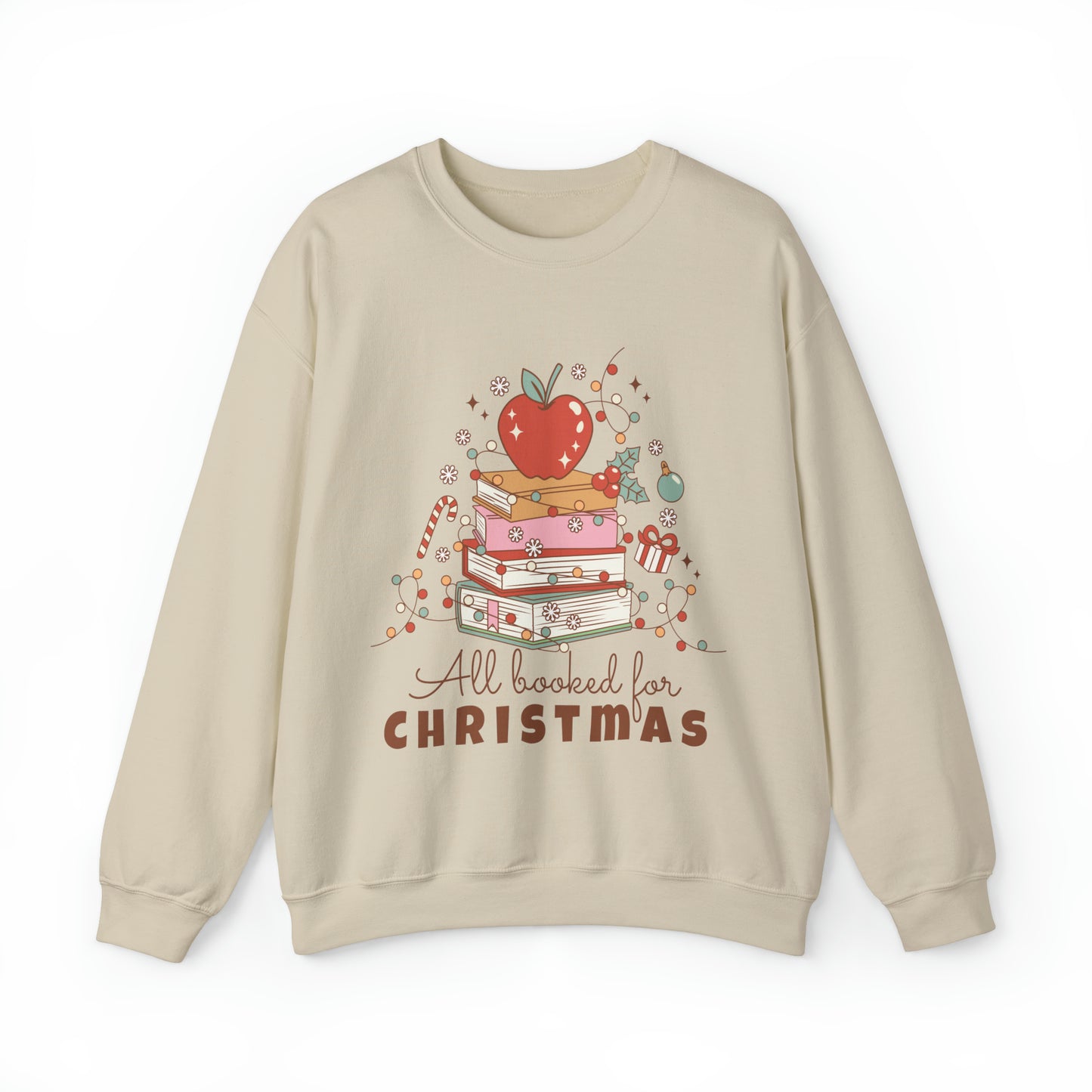 All Booked for Christmas Women's Christmas Sweatshirt