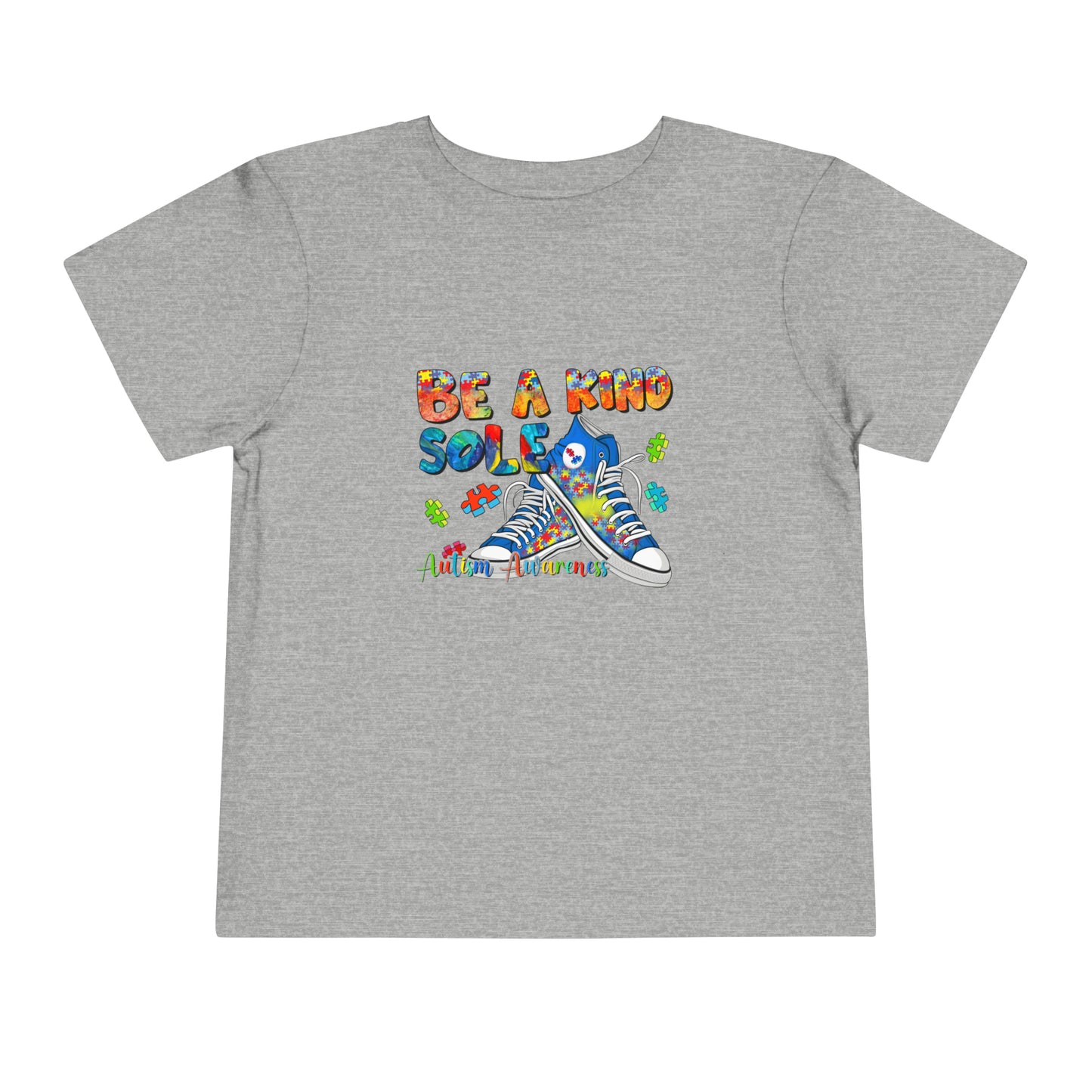 Be Kind Autism Awareness Advocate Toddler Short Sleeve Tee