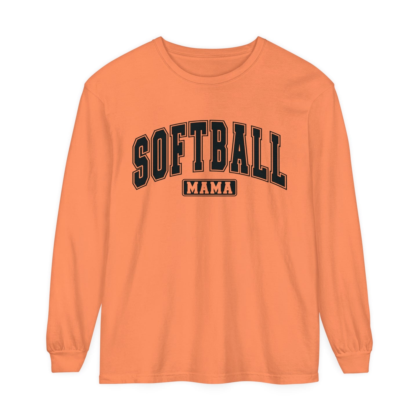 Softball Mama Relaxed Long Sleeve T-Shirt