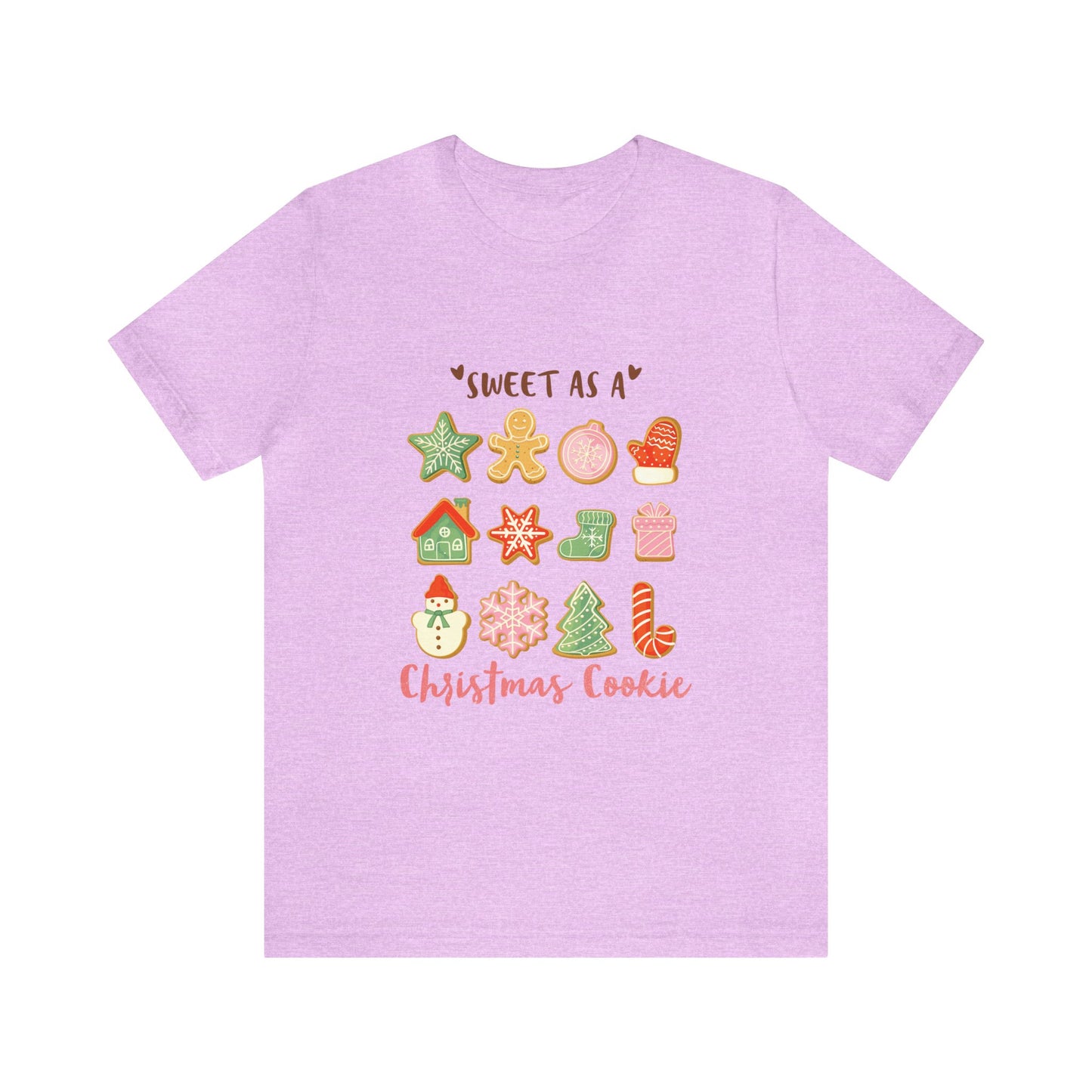 Sweet as a Christmas Cookie Women's Short Sleeve Christmas T Shirt