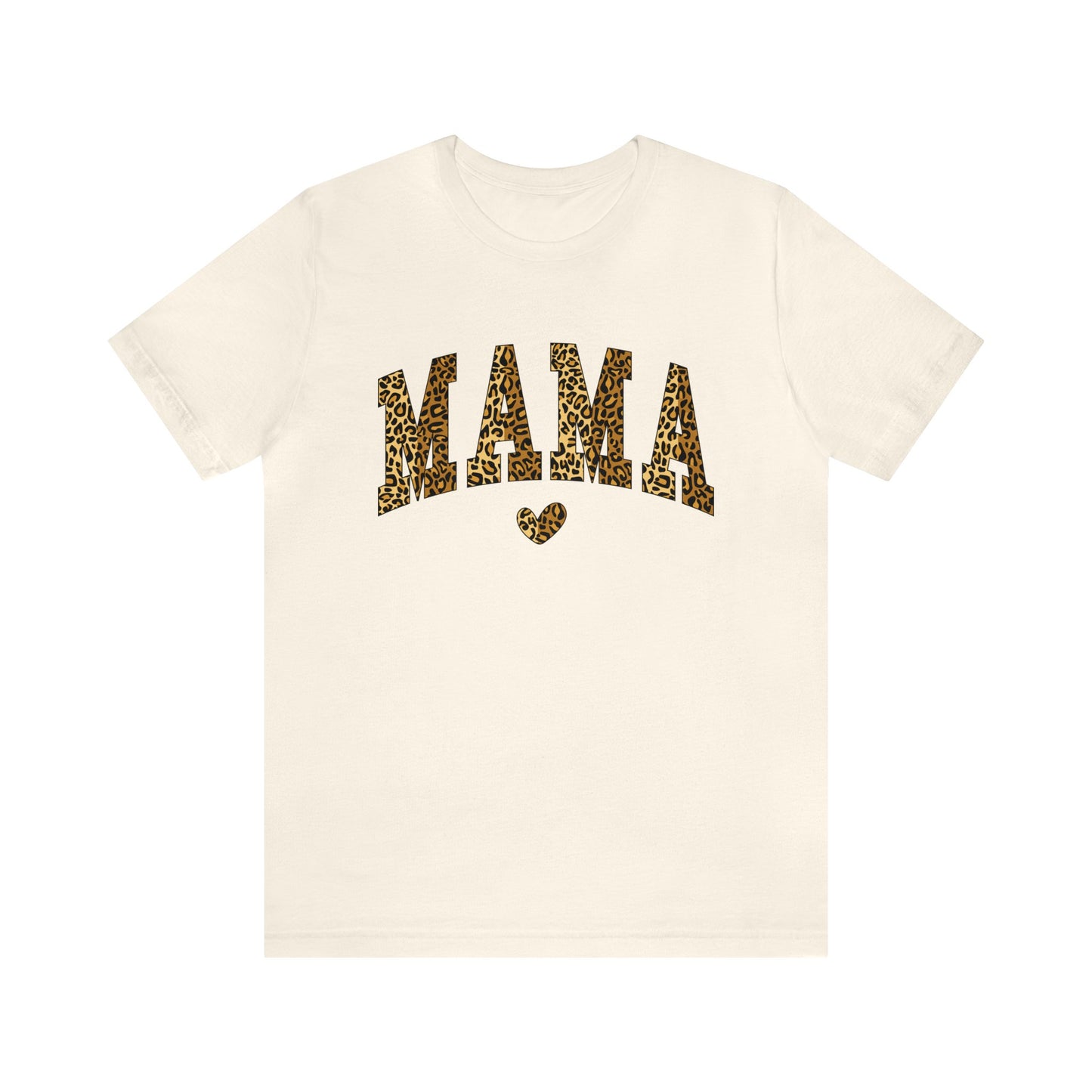 Mama Leopard Print Women's Tshirt