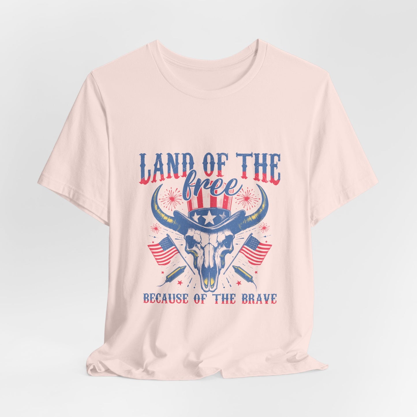Land of the Free USA Women's Short Sleeve Tee