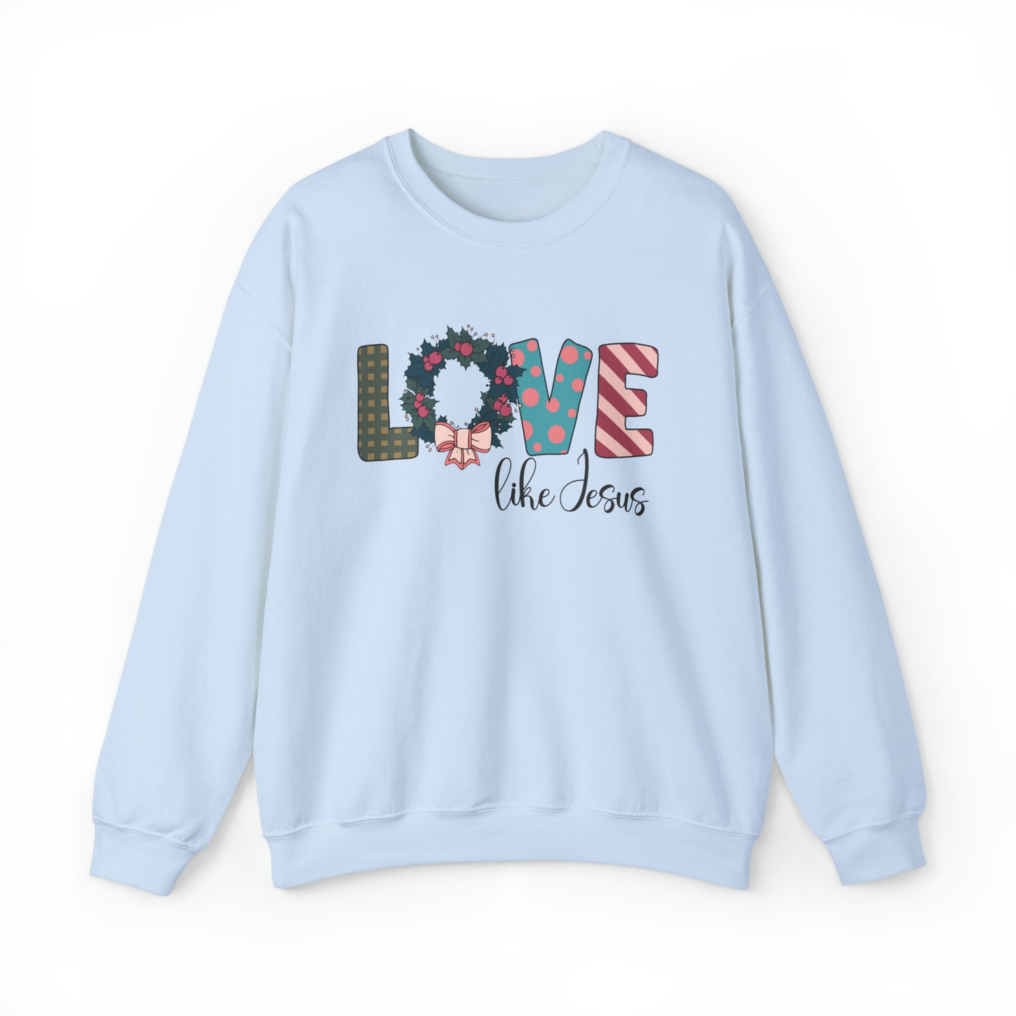 Love Like Jesus Women's Christmas Sweatshirt
