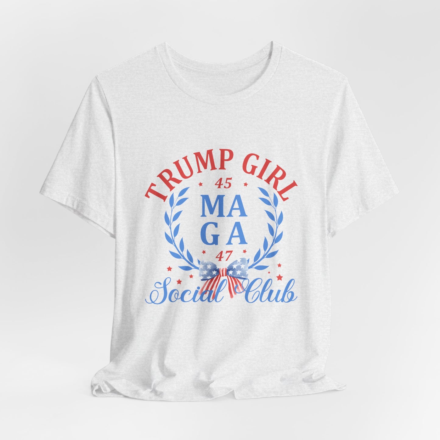 Trump Girl President Election Women's Adult Short Sleeve Tee