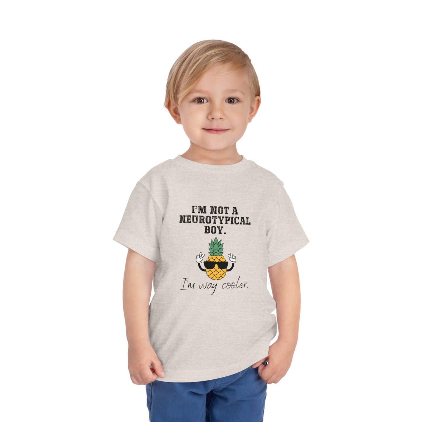 Not a Nuerotypical boy, much cooler Autism Toddler Short Sleeve Tee