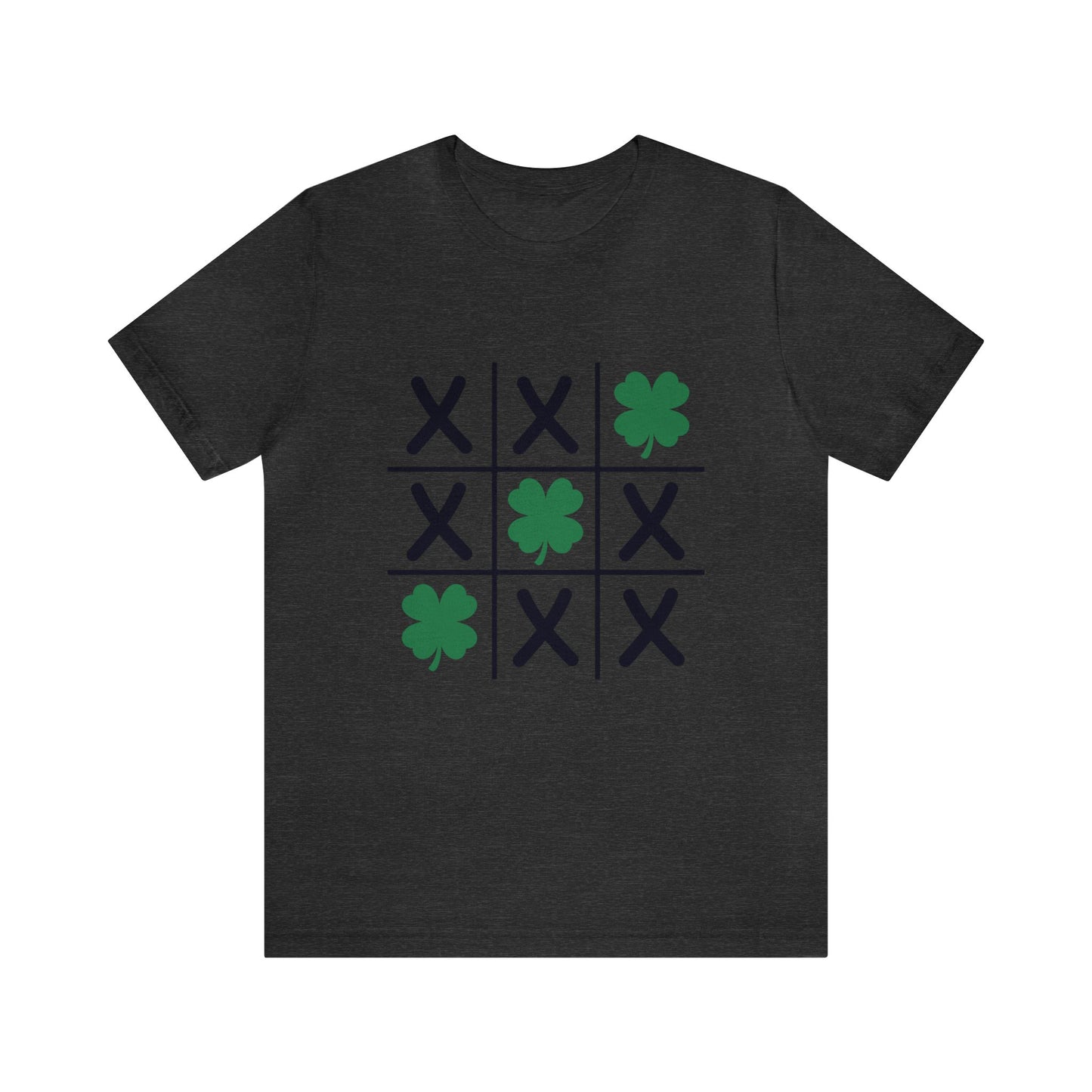 TIC TAC TOE Shamrock St. Patrick's Day Women's Tshirt