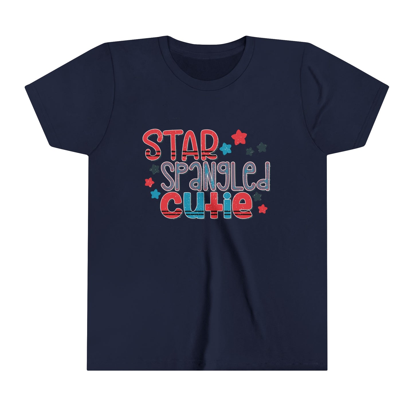 Star Spangled Cutie  4th of July USA Youth Shirt