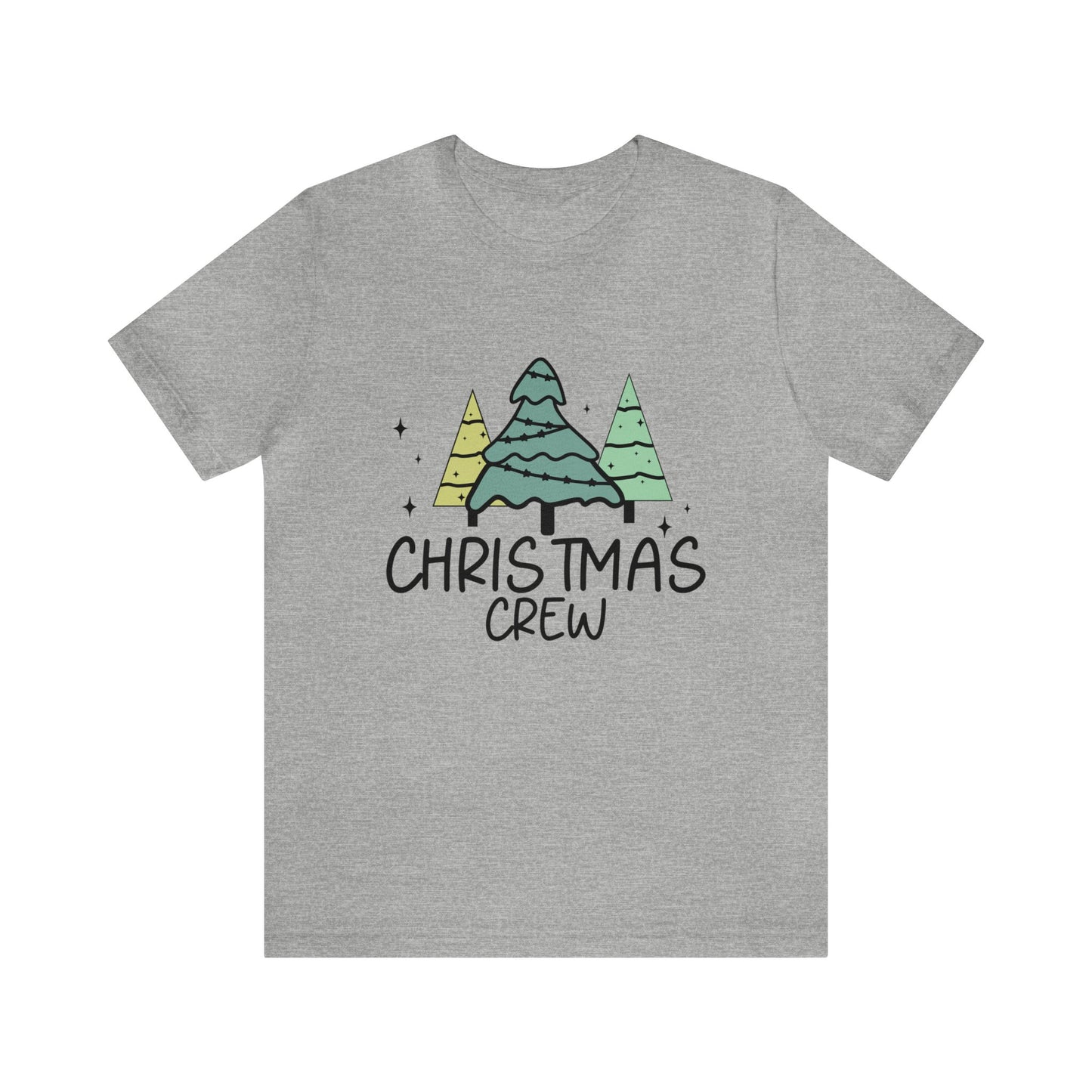 Christmas Crew Family Matching Short Sleeve Christmas T Shirts