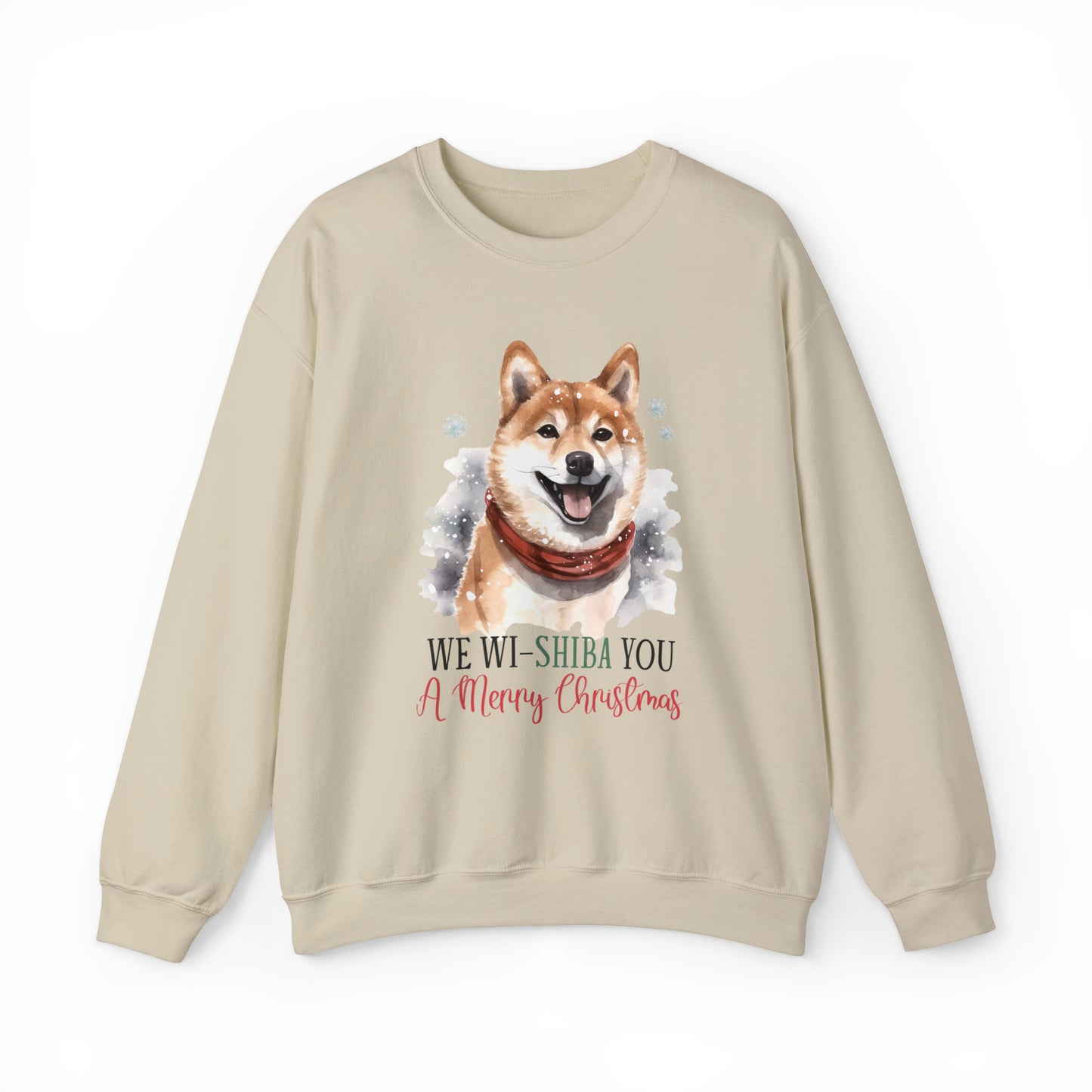 Shiba Inu Dog Christmas Sweatshirt Women's and Men's