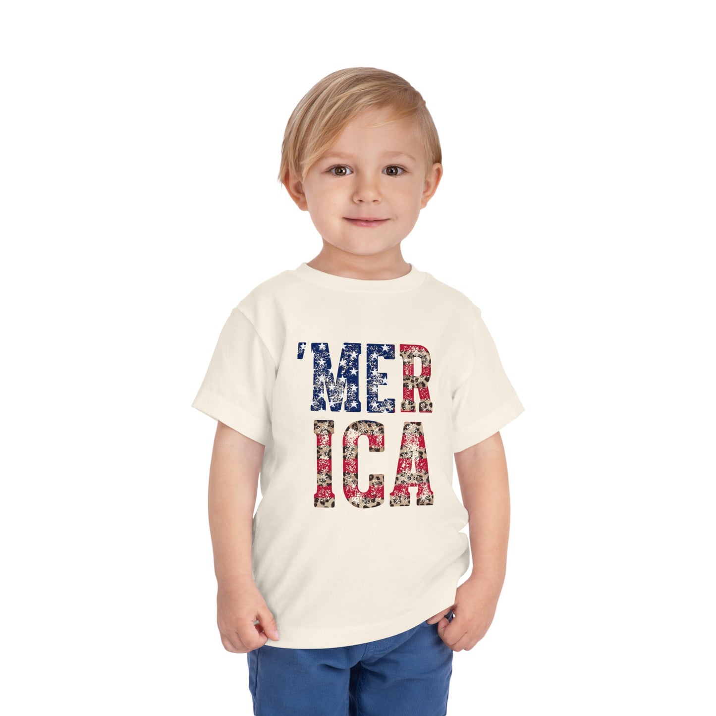 'Merica USA Toddler Short Sleeve Tee