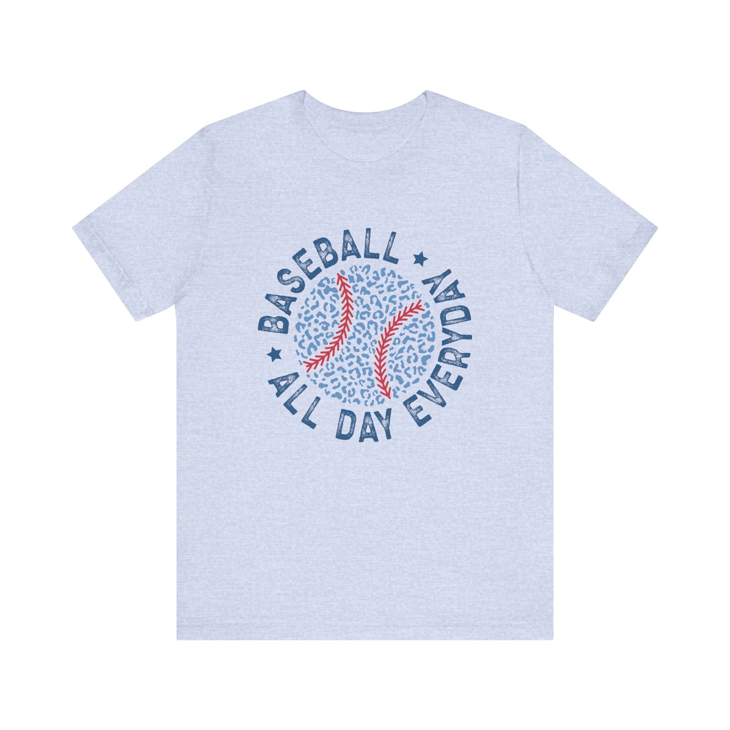 Baseball All Day Every Day Adult Unisex Tshirt  Short Sleeve Tee