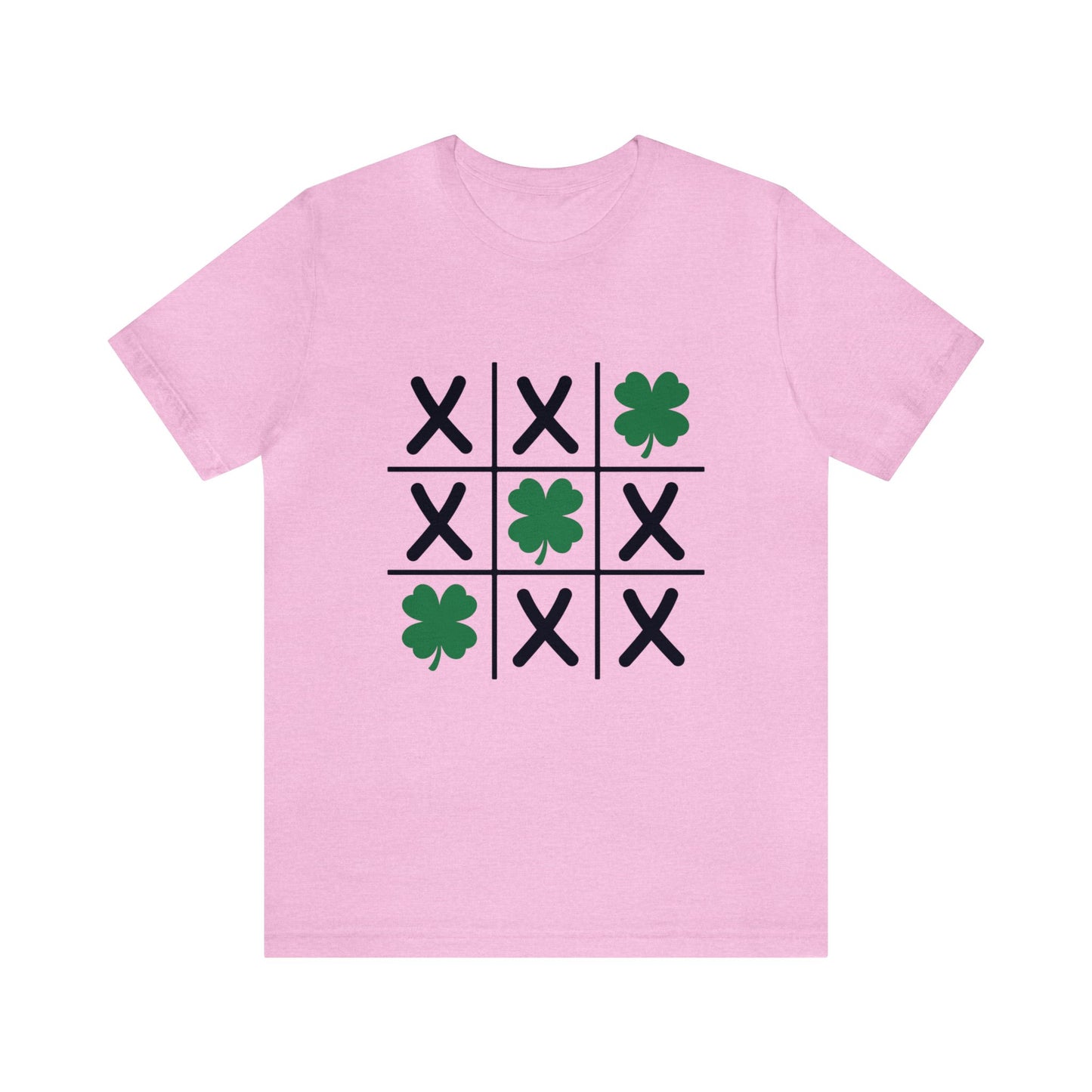 TIC TAC TOE Shamrock St. Patrick's Day Women's Tshirt