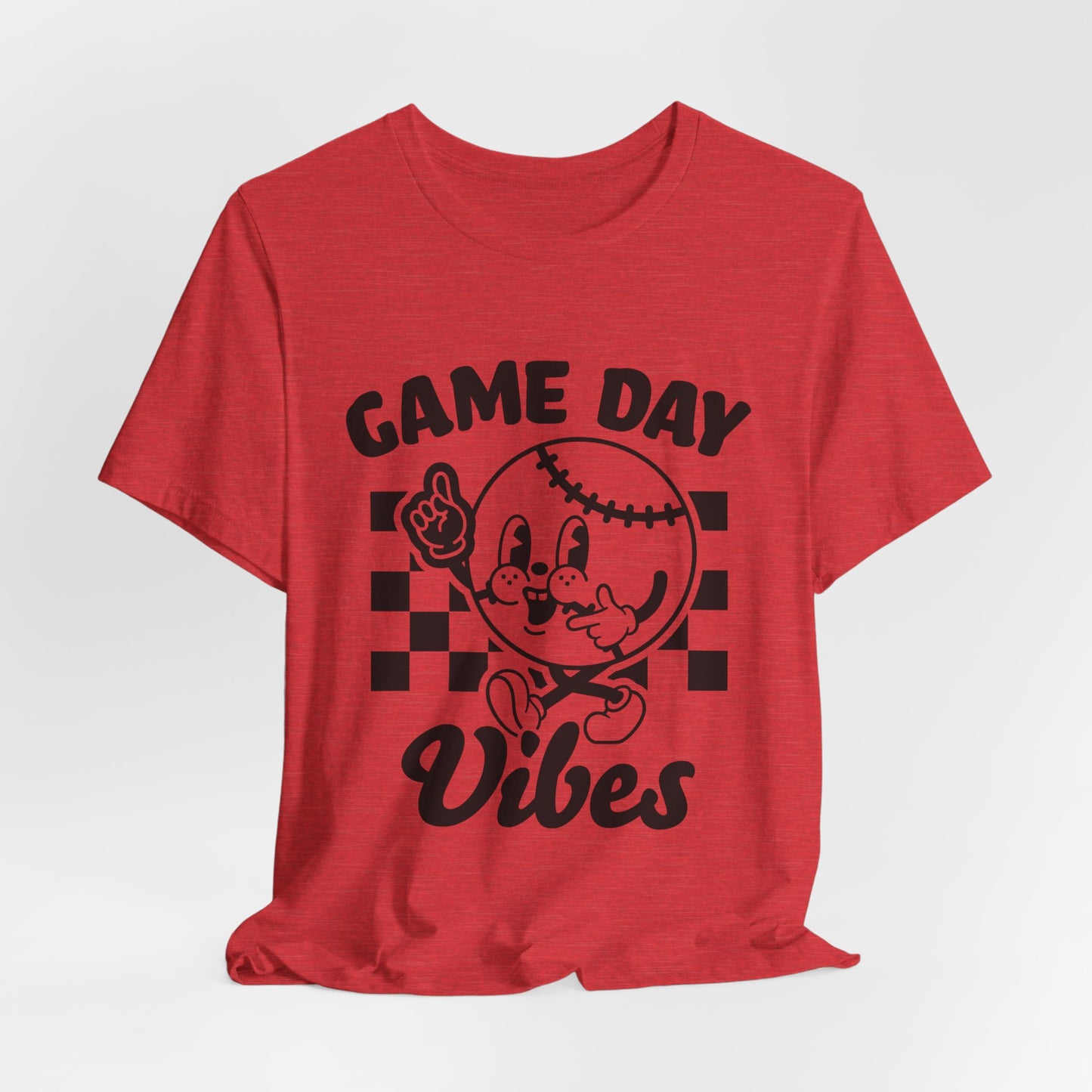 Game Day Vibes Baseball Softball Short Sleeve Tee