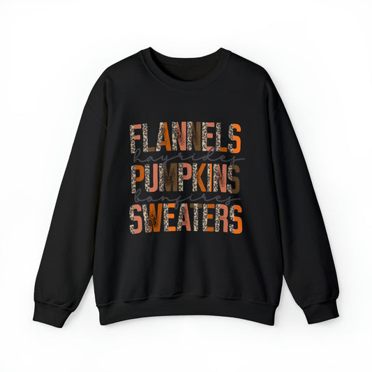 Flannels & Hayrides mixed print Crewneck Sweatshirt