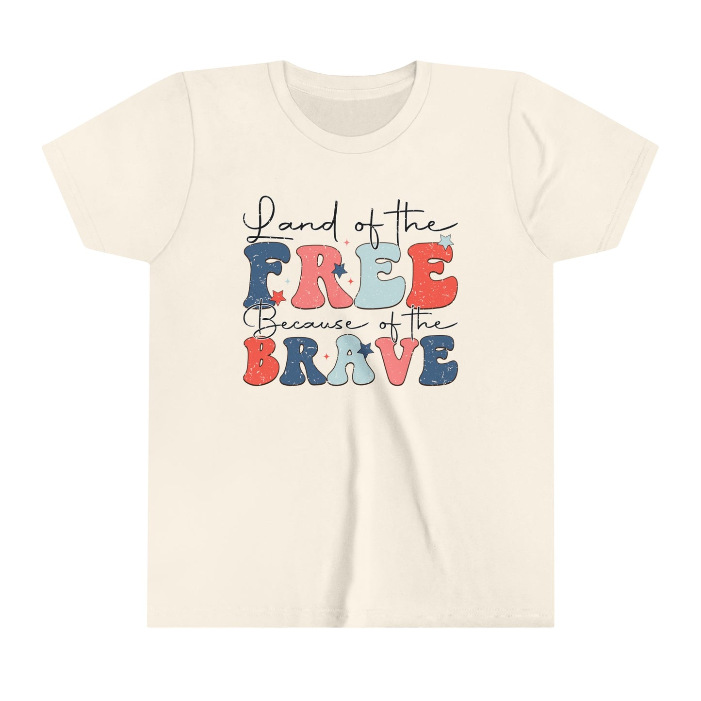 Land of the Free 4th of July USA Youth Shirt