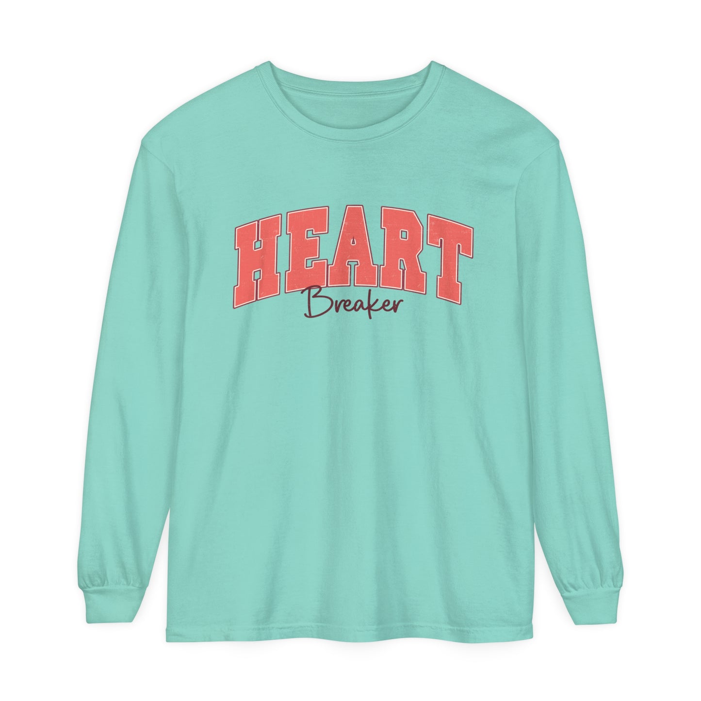 Heart Breaker Valentine's Day Women's  Loose Long Sleeve T-Shirt