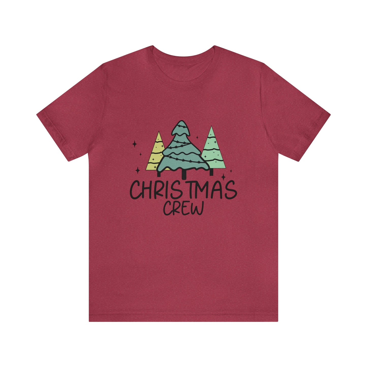 Christmas Crew Family Matching Short Sleeve Christmas T Shirts