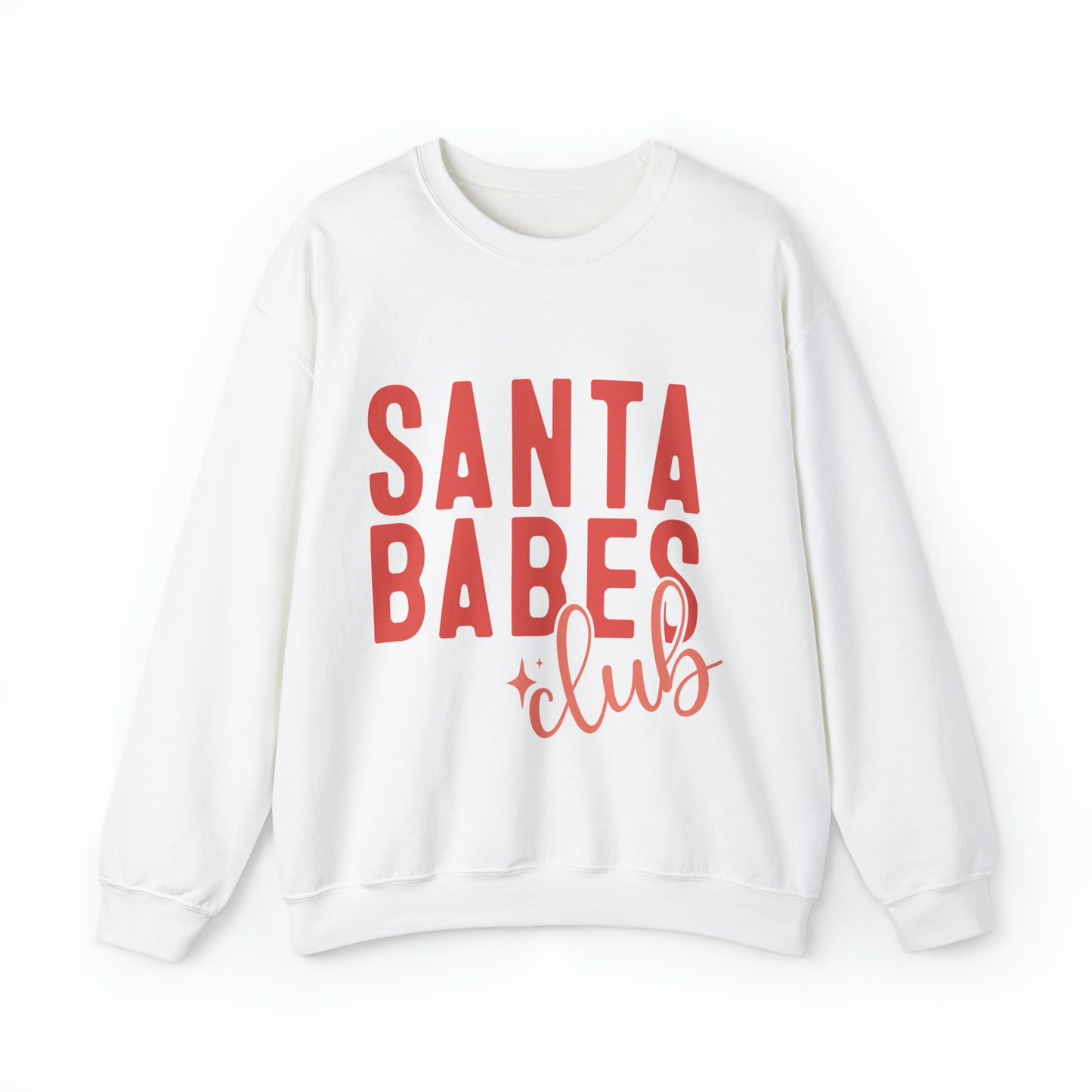 Santa Babes Club Women's Christmas Crewneck Sweatshirt