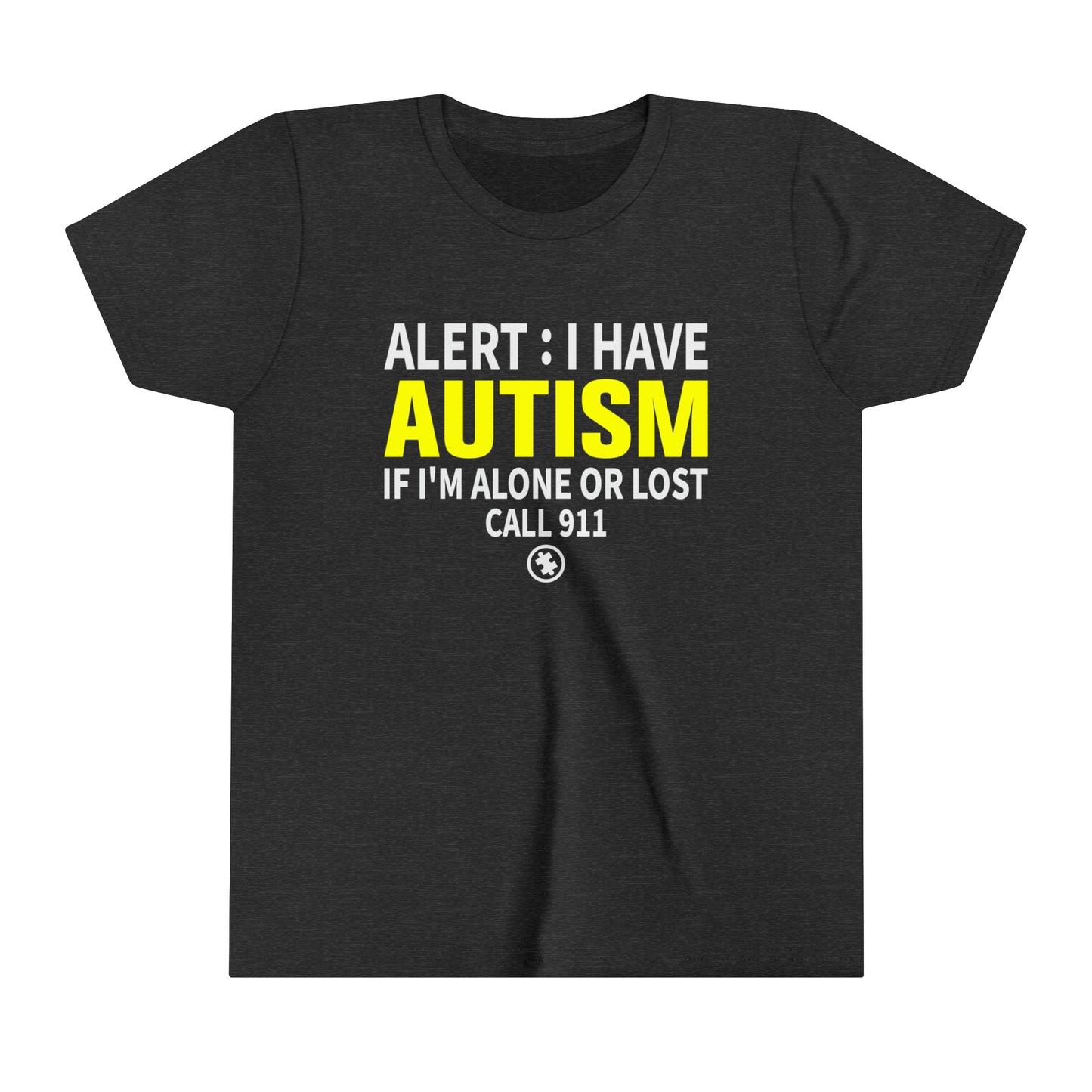 Autism Emergency Response Shirt Autism Awareness Advocate Youth Shirt