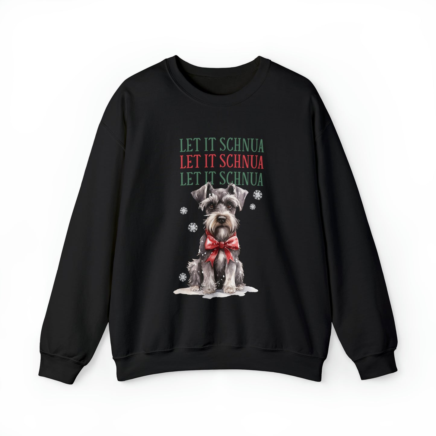 Christmas Schnauzer Crewneck Sweatshirt Women's and Men's