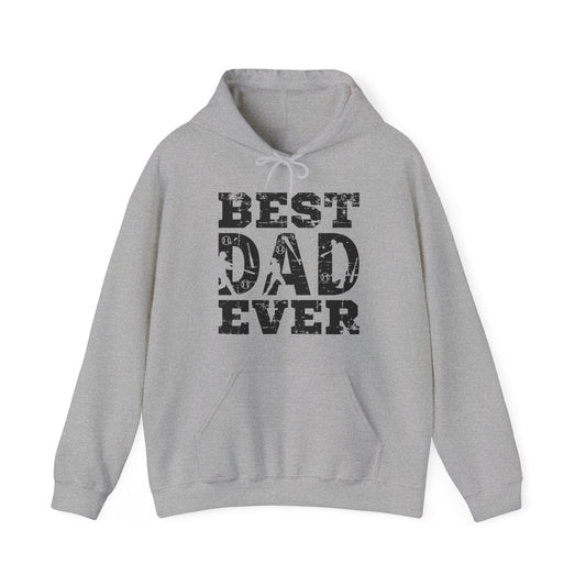 Best Dad Ever Baseball Dad Hooded Sweatshirt