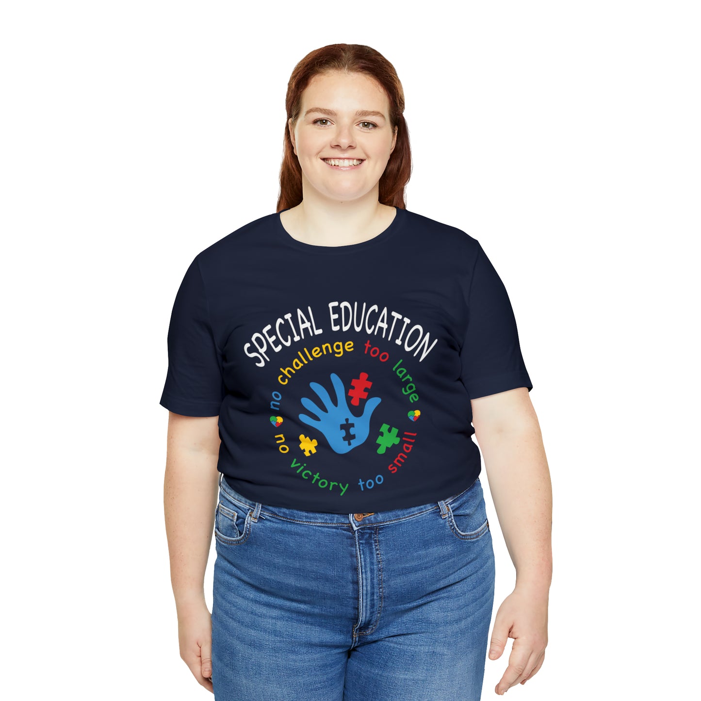 Special Education no challenge too big  Short Sleeve Women's Tee