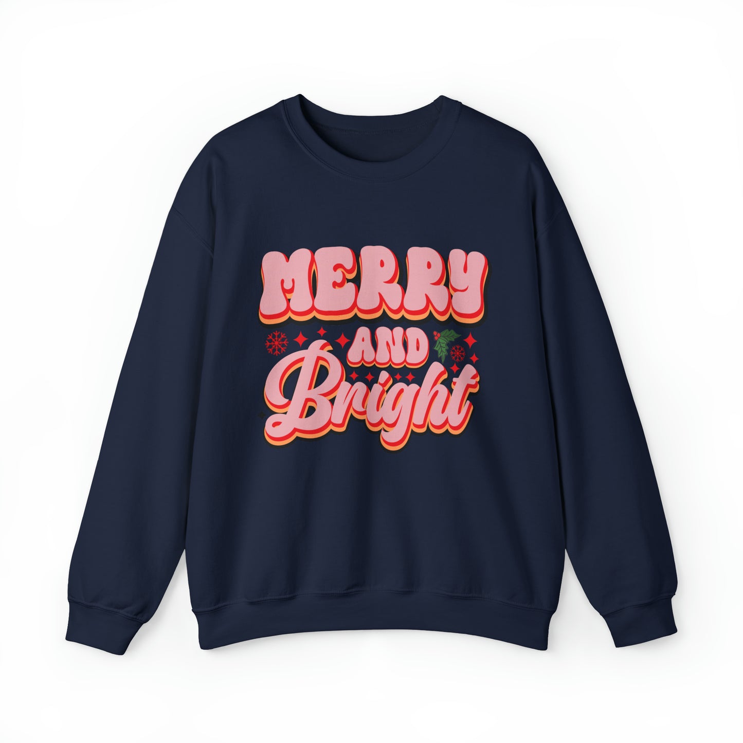 Merry & Bright Women's Christmas Sweatshirt
