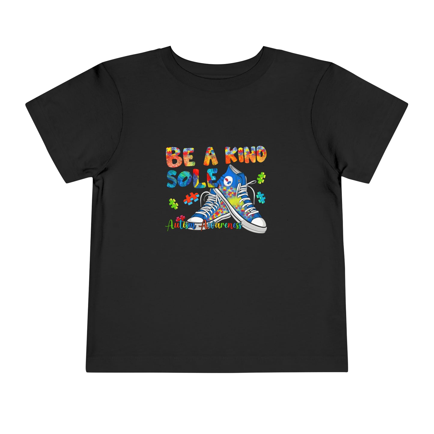 Be Kind Autism Awareness Advocate Toddler Short Sleeve Tee