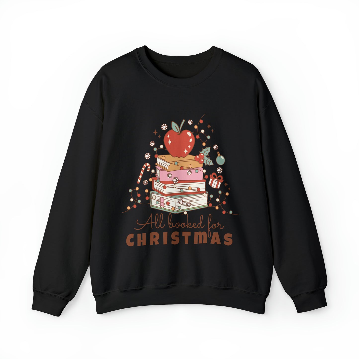 All Booked for Christmas Women's Christmas Sweatshirt