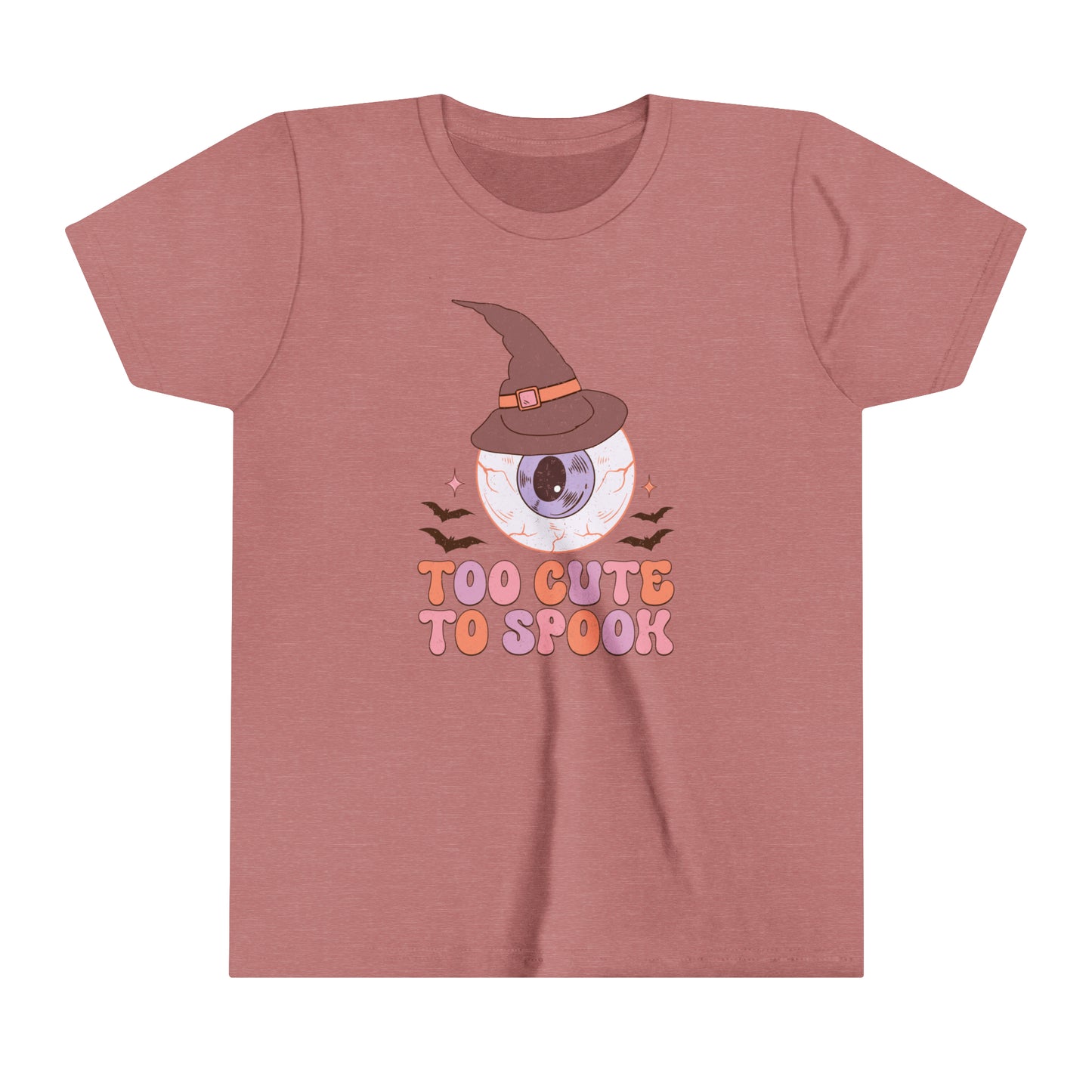 Too Cute To Spook Girl's Youth Short Sleeve Tee