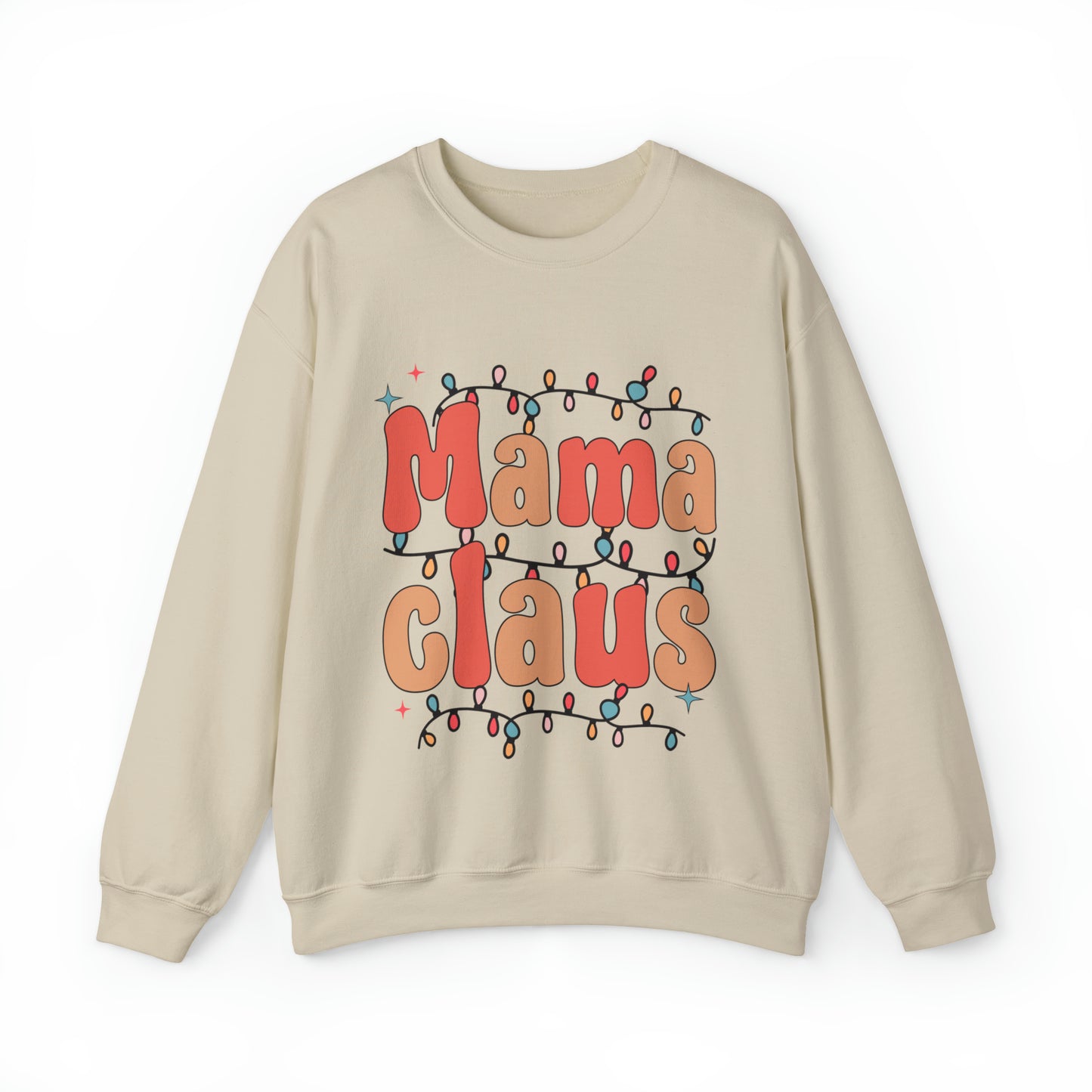 Mama Claus Women's Christmas Crewneck Sweatshirt