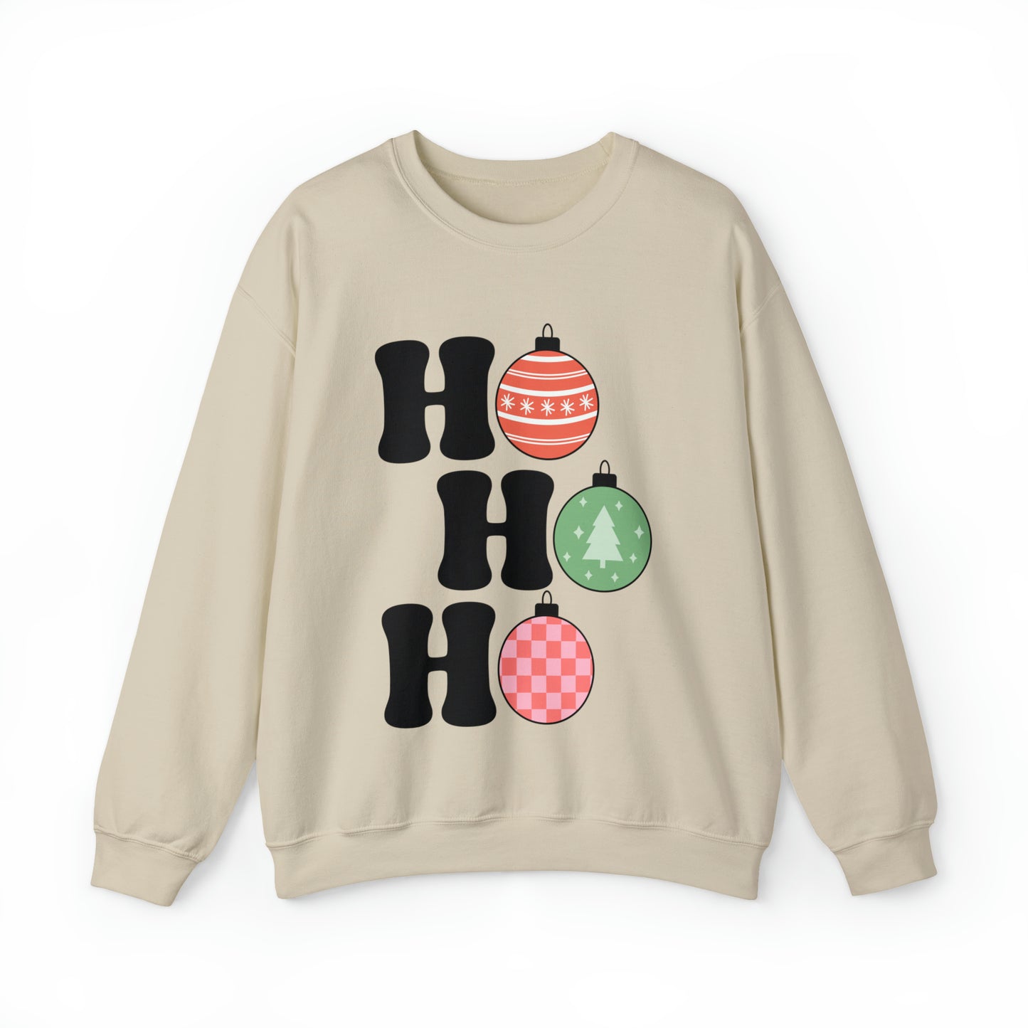 HO HO HO Women's Christmas Crewneck Sweatshirt