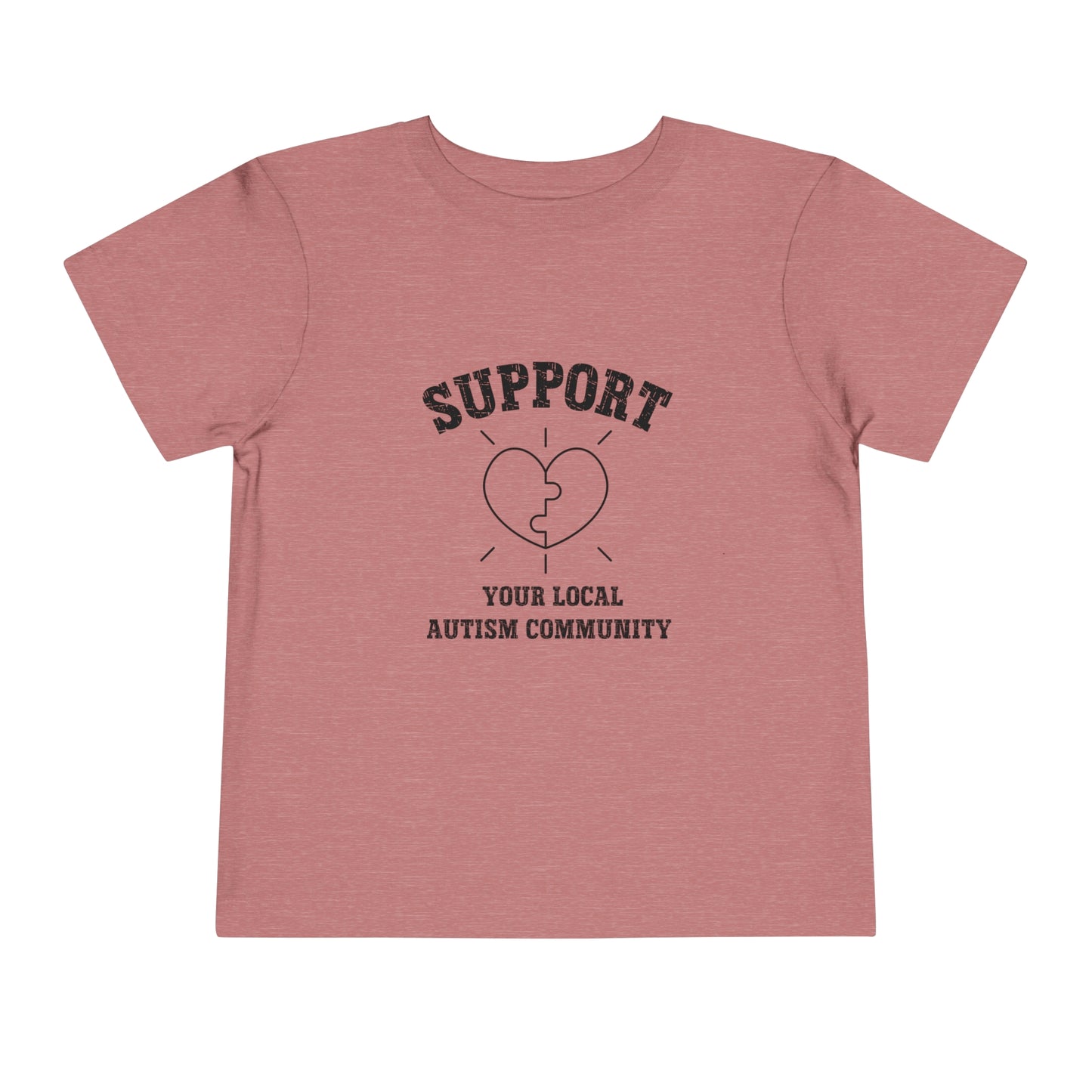 Support Your Local Autism Community  Autism Toddler Short Sleeve Tee