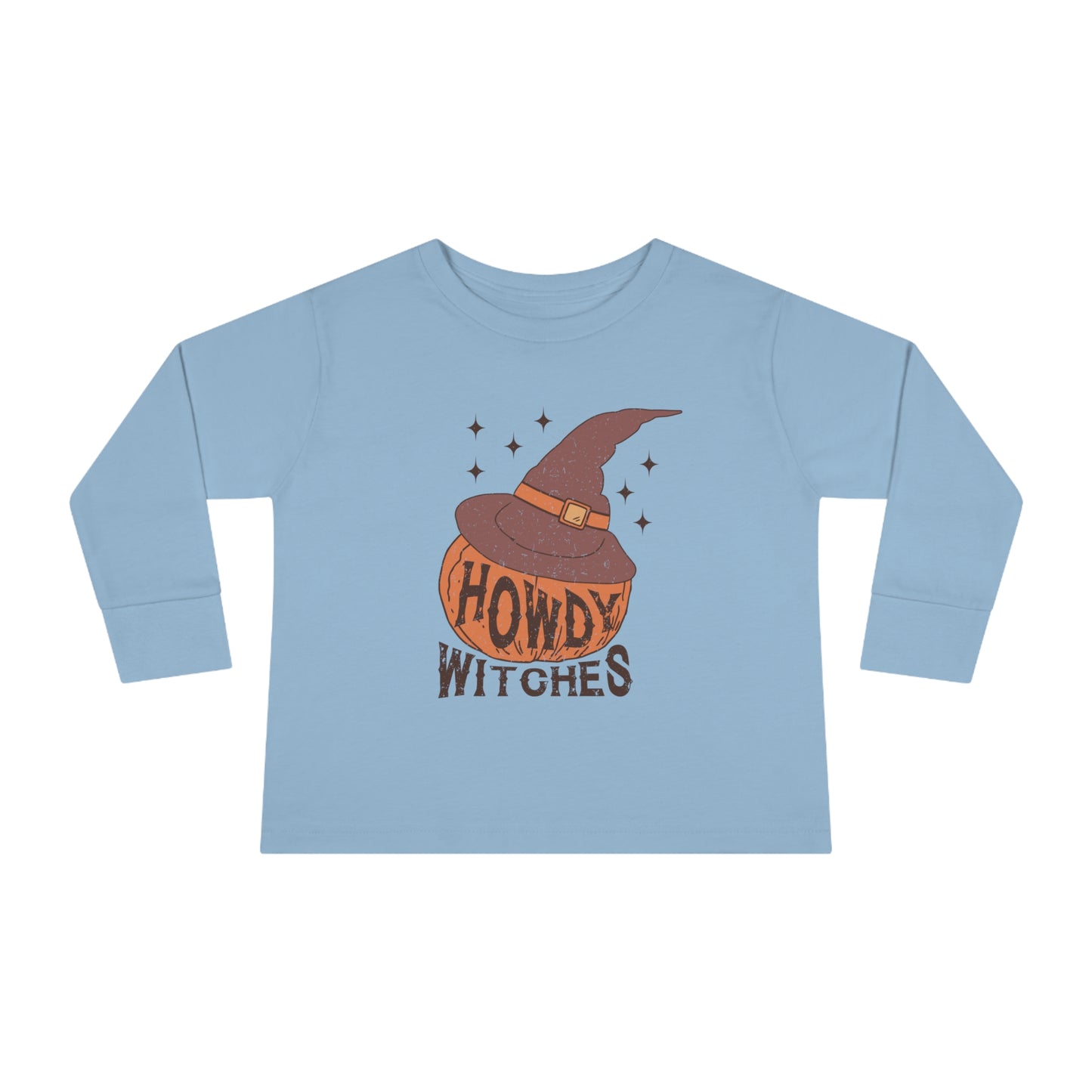Howdy Witches Toddler Long Sleeve Tee