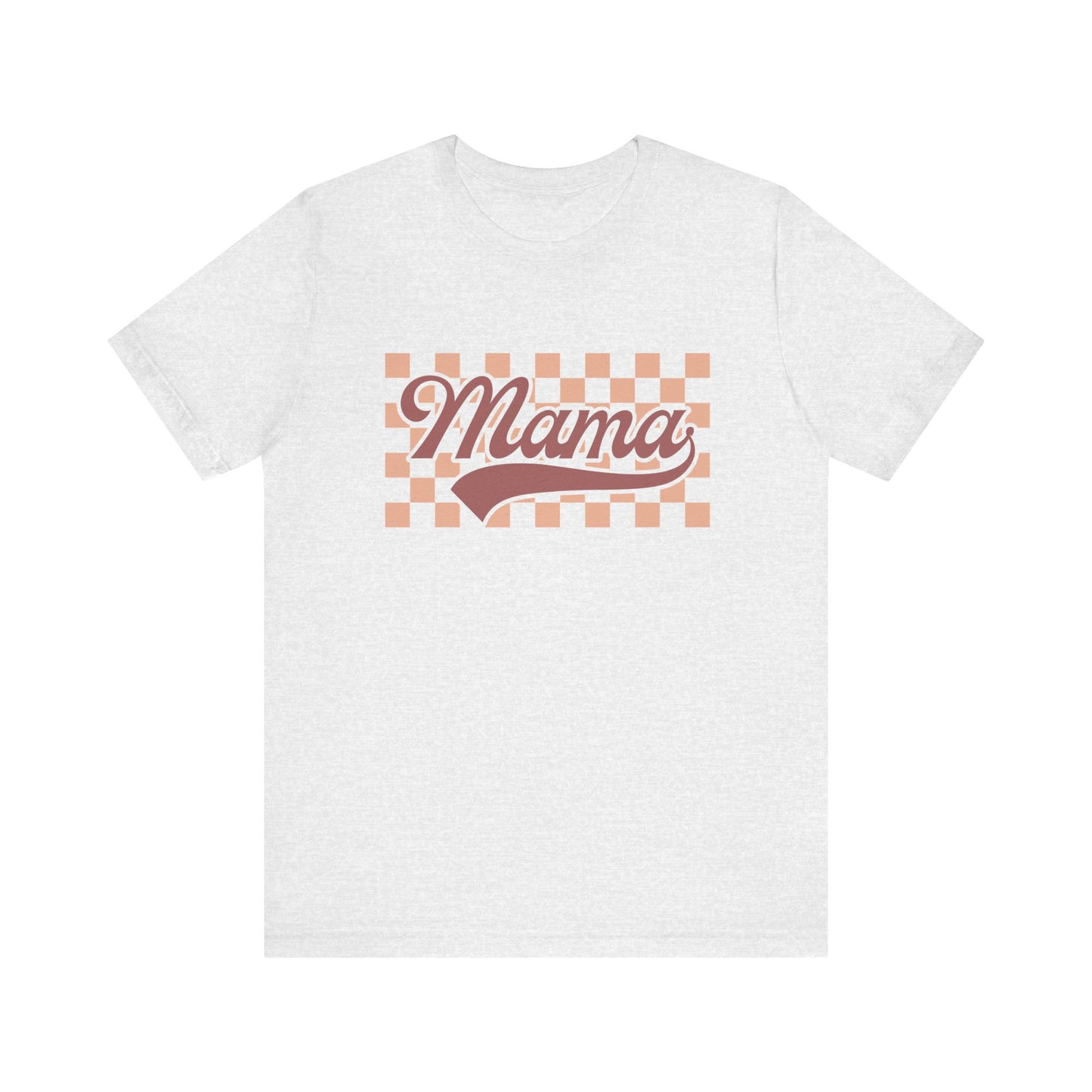 MAMA Checkered Women's Short Sleeve Tee