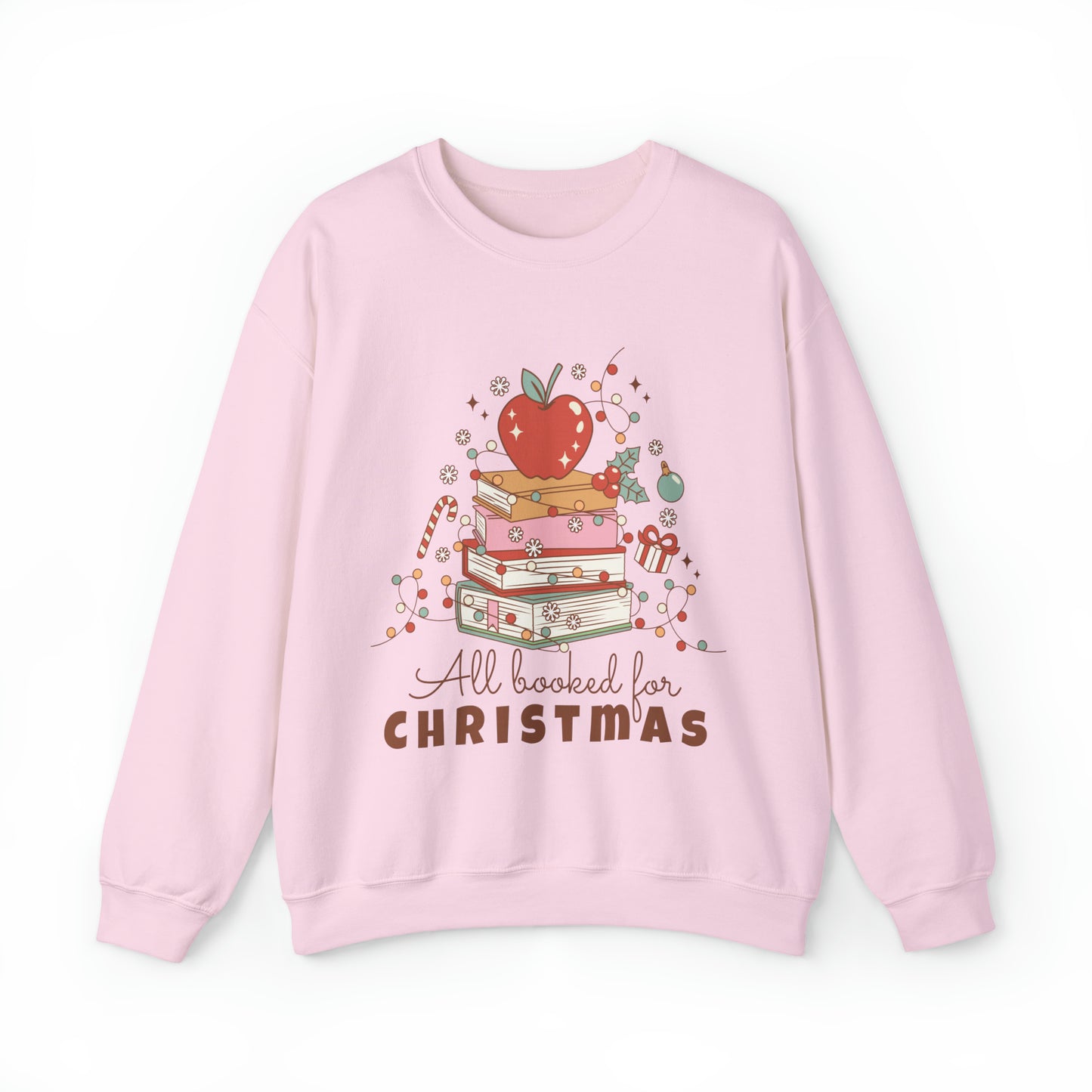 All Booked for Christmas Women's Christmas Sweatshirt