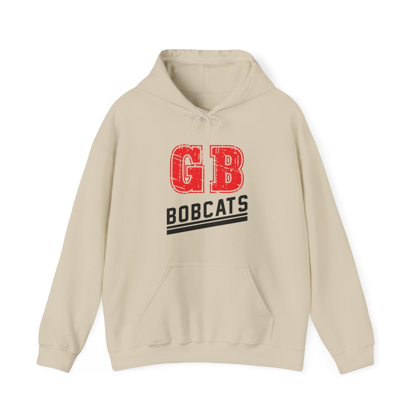 GB Bobcats Football Adult Unisex Heavy Blend™ Hooded Sweatshirt