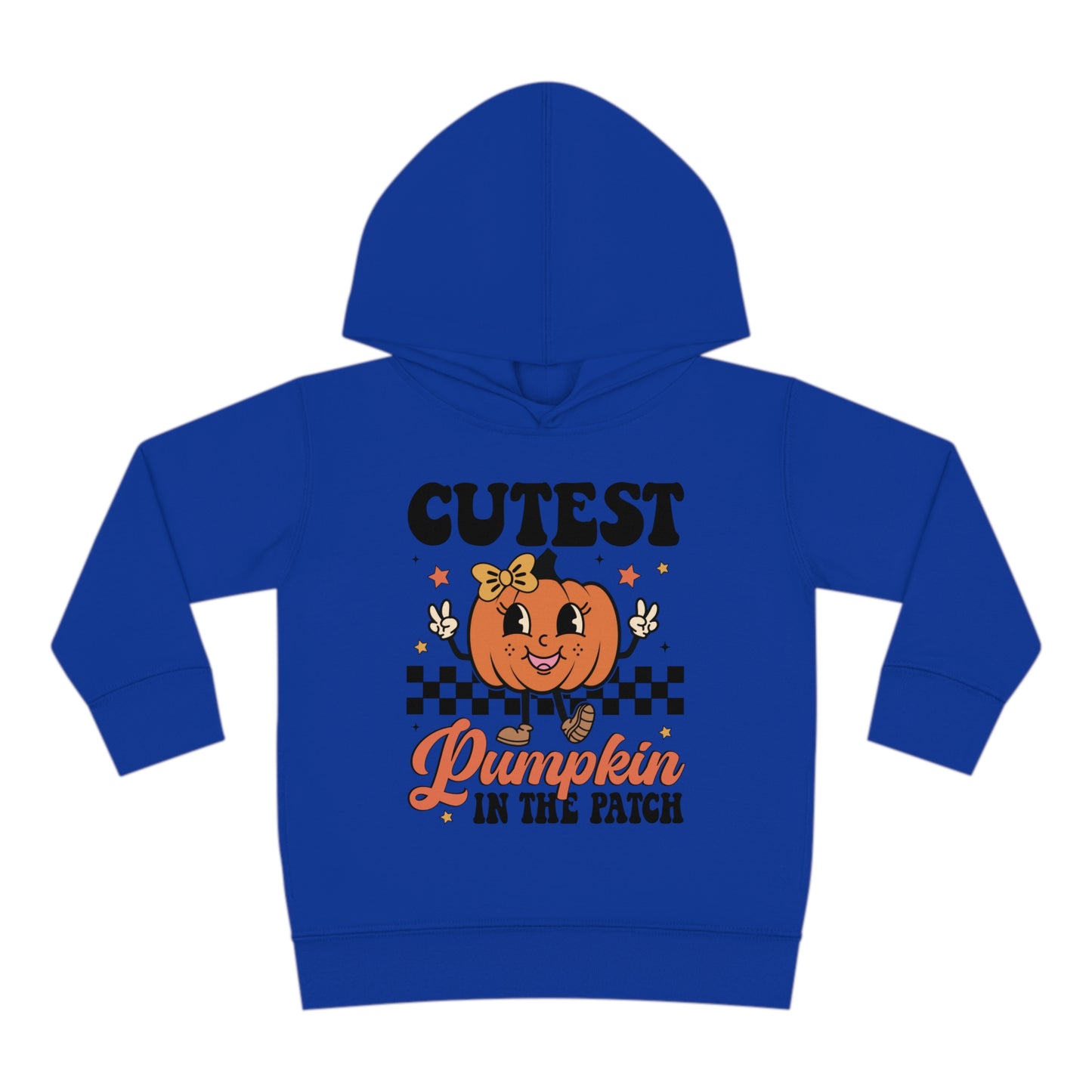 Cutest Pumpkin in the Patch Toddler Pullover Fleece Hoodie