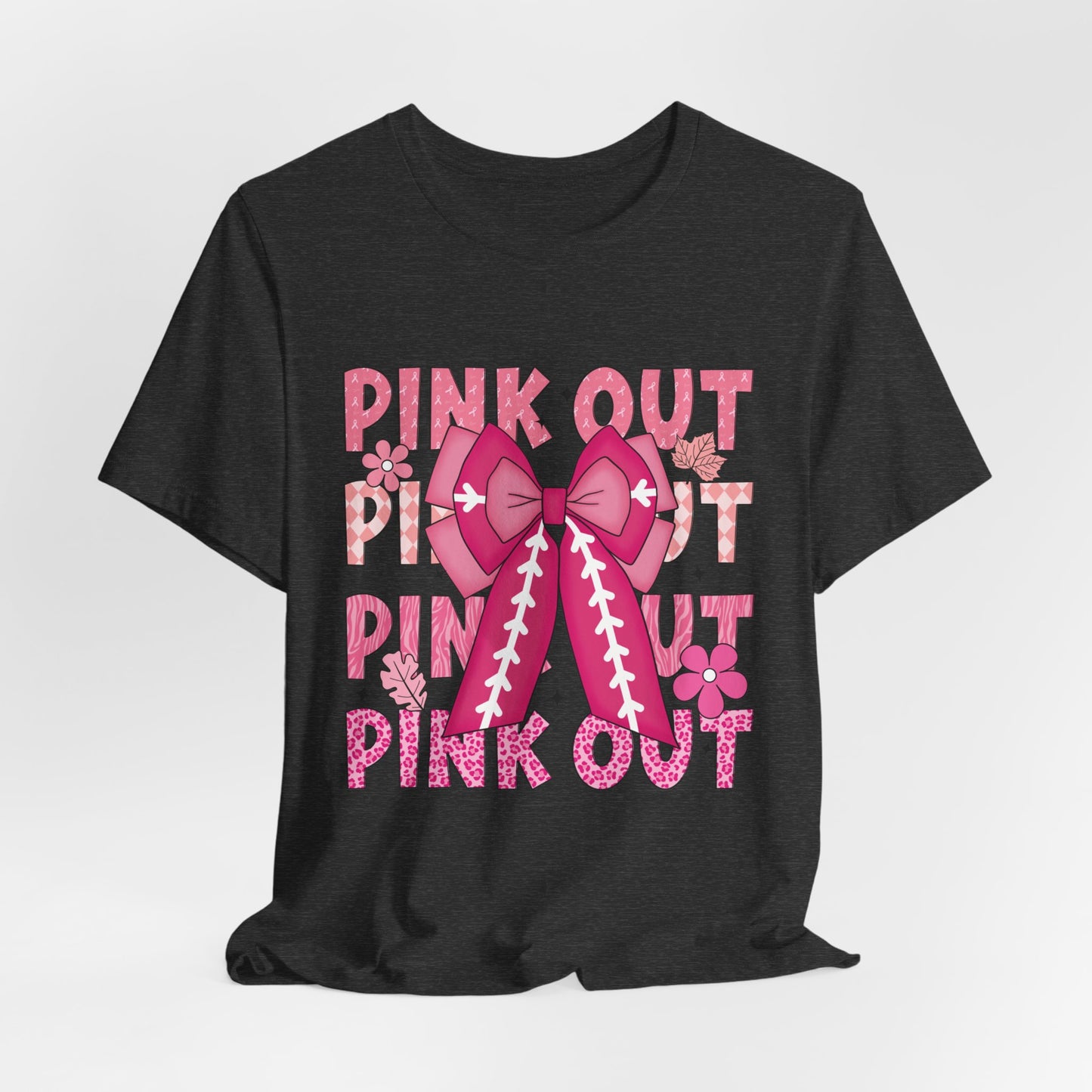 Pink Out Women's Breast Cancer Awareness Short Sleeve Tee