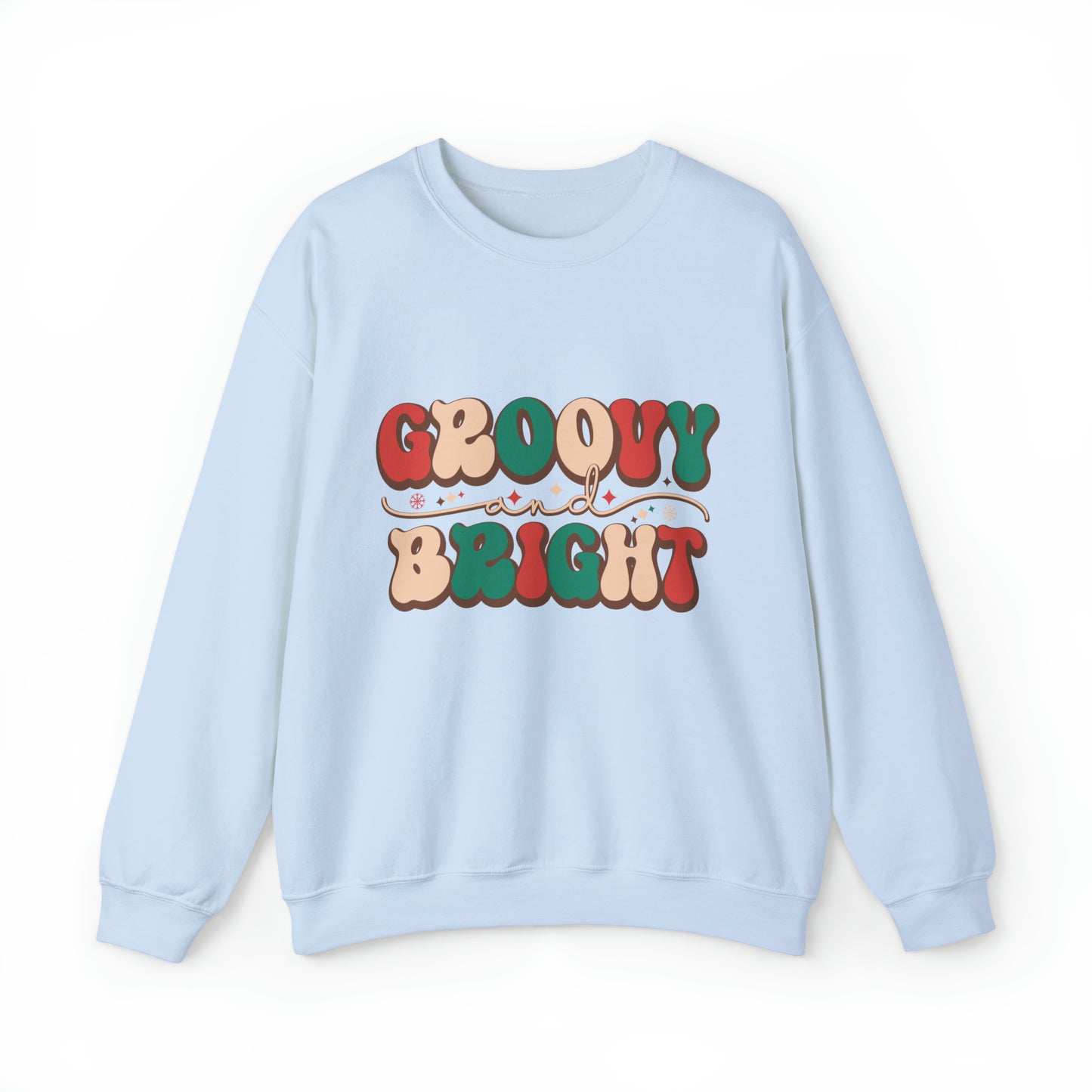 Groovy and Bright Women's Christmas Sweatshirt