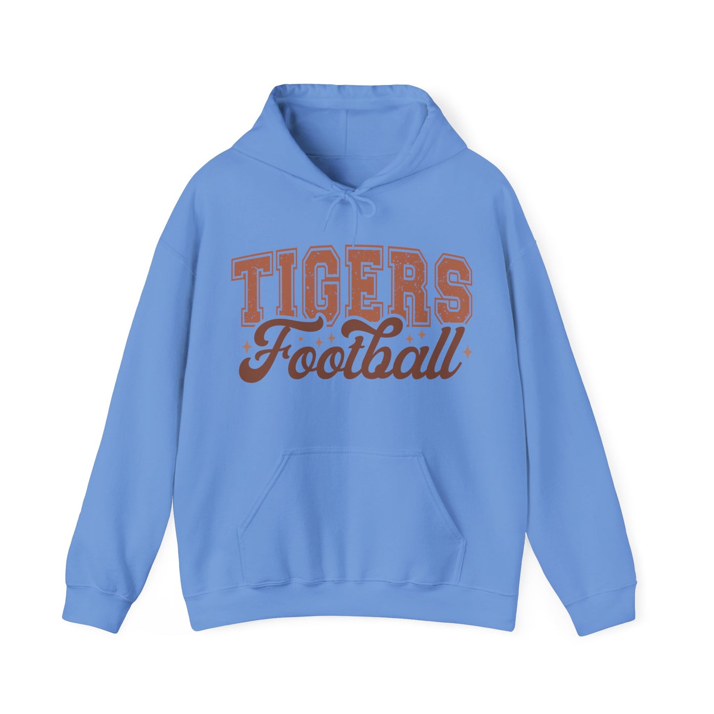 Tigers Football Adult Unisex Heavy Blend™ Hooded Sweatshirt